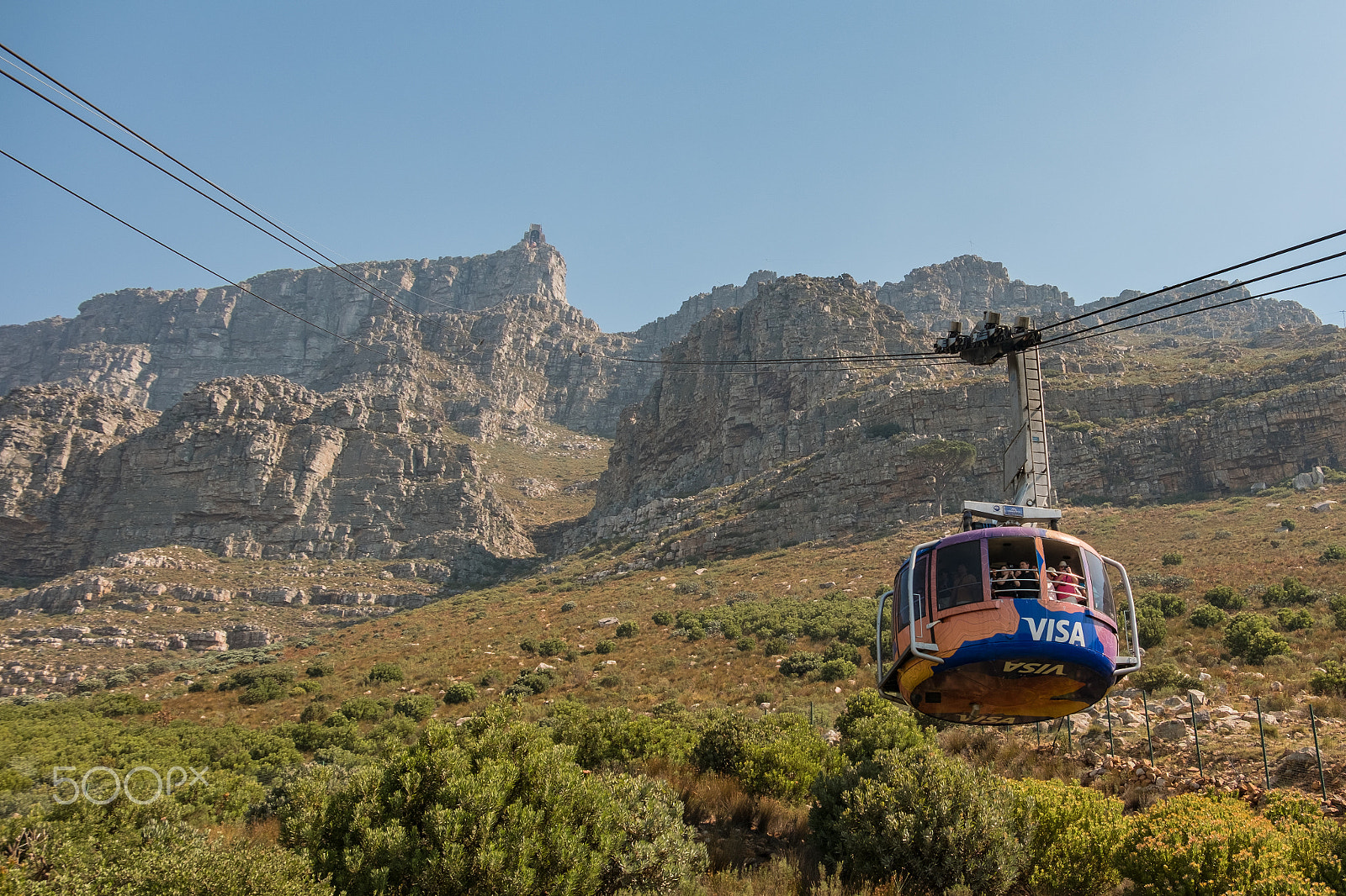 Fujifilm X-T2 sample photo. Table mountain cable car photography
