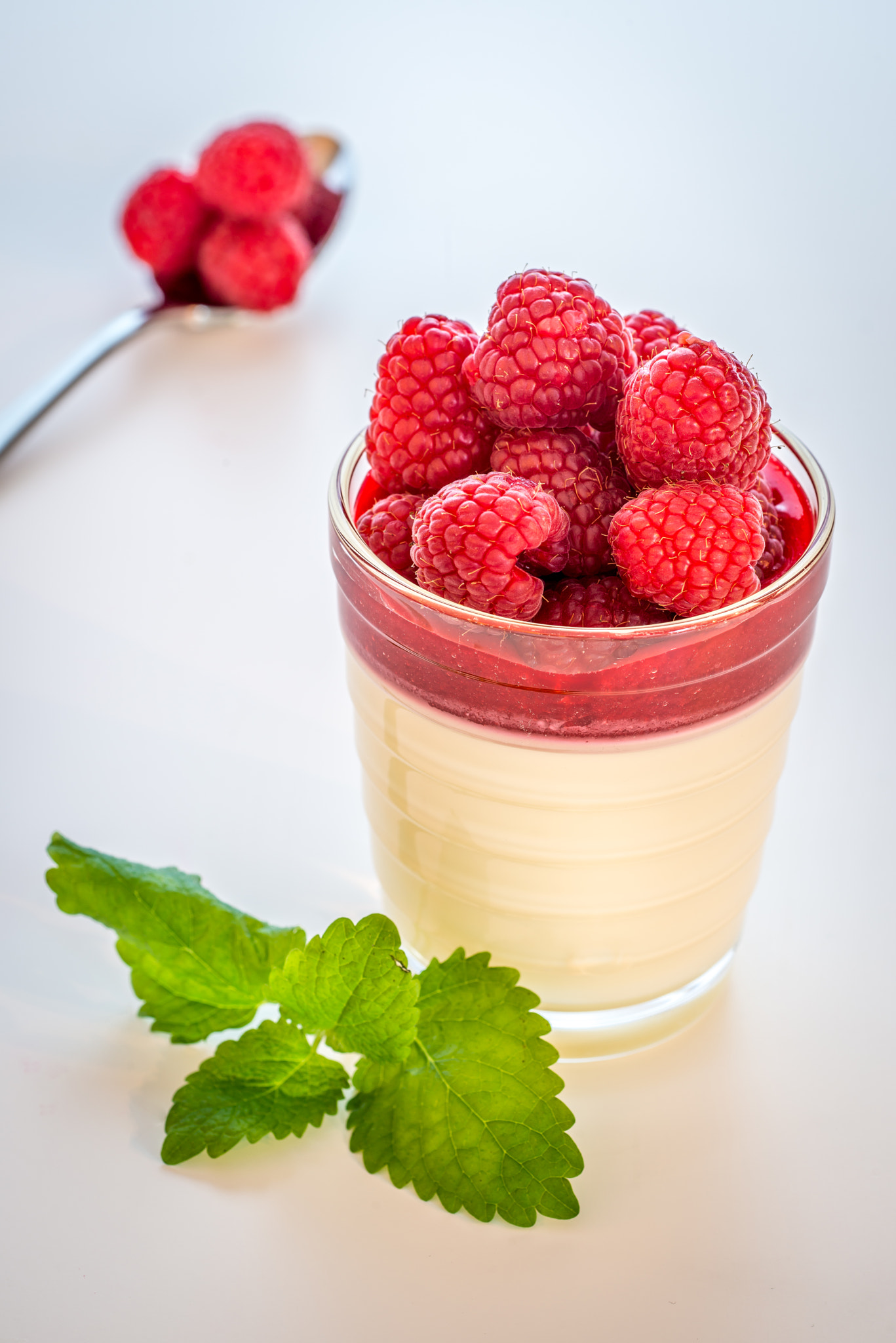 Nikon D800 sample photo. Lemon pannacotta photography