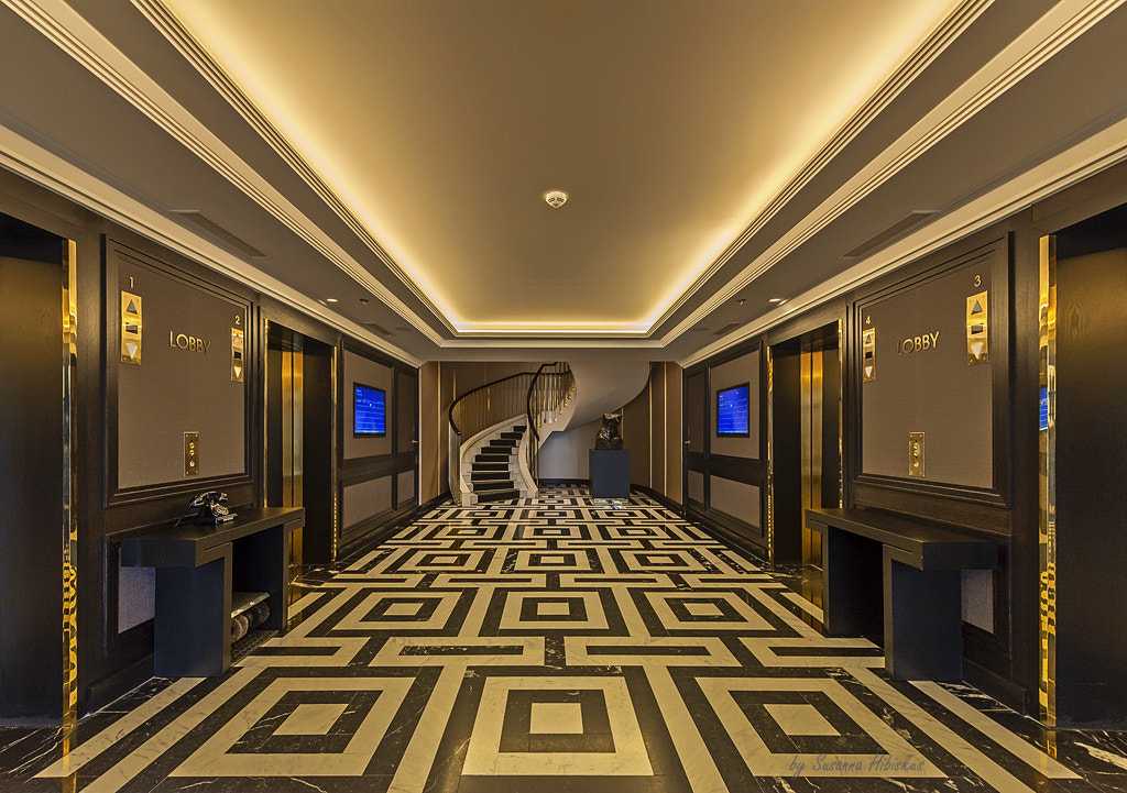 Nikon AF-S Nikkor 14-24mm F2.8G ED sample photo. Vienna - hilton plaza hotel photography