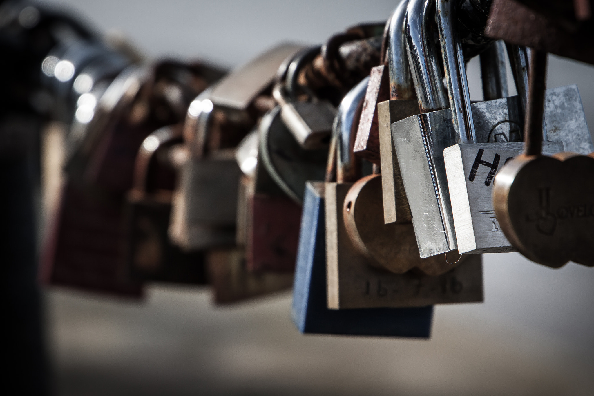 Canon EF 24-105mm F3.5-5.6 IS STM sample photo. Love locks in liverpool photography