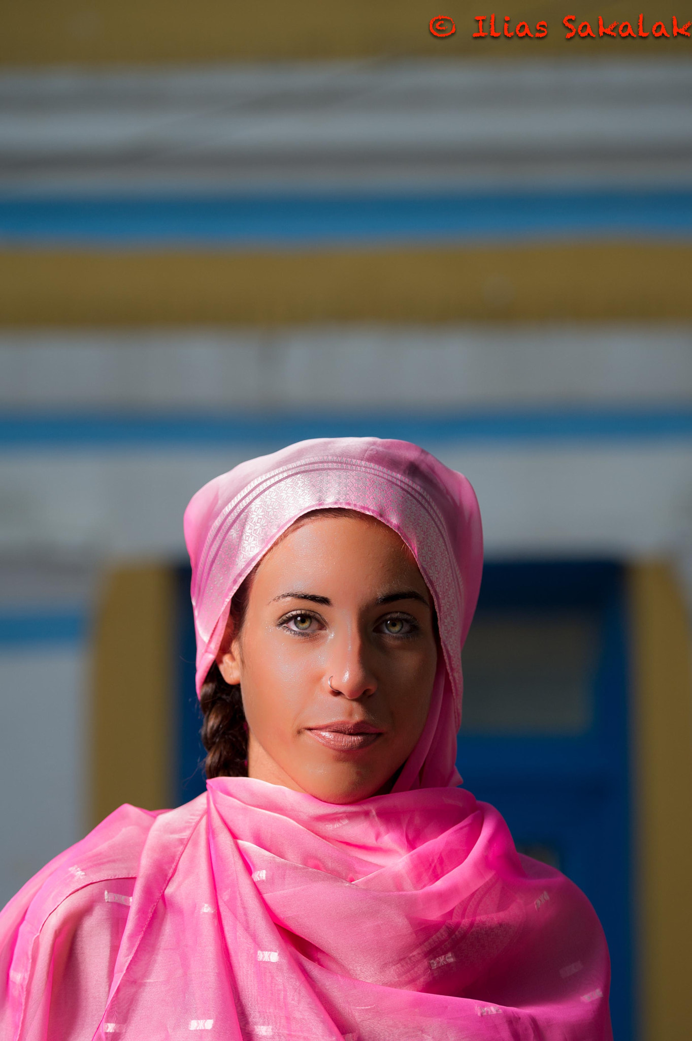 Nikon AF-S Nikkor 70-200mm F2.8G ED VR II sample photo. Portrait in paros photography