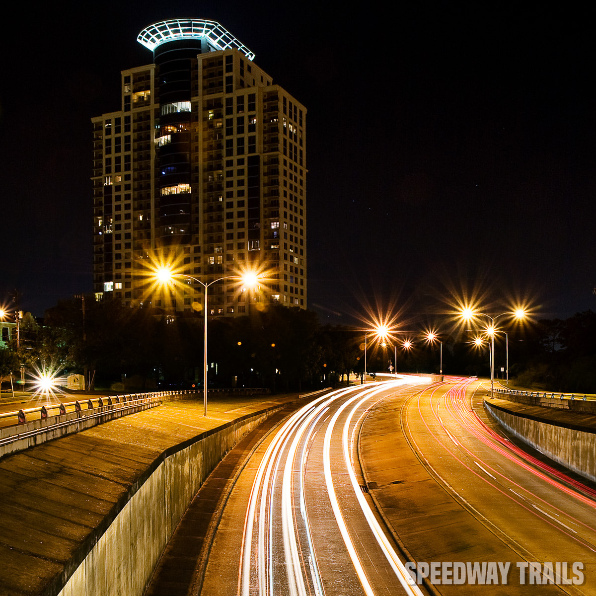 Canon EOS 30D sample photo. Speedway trails photography