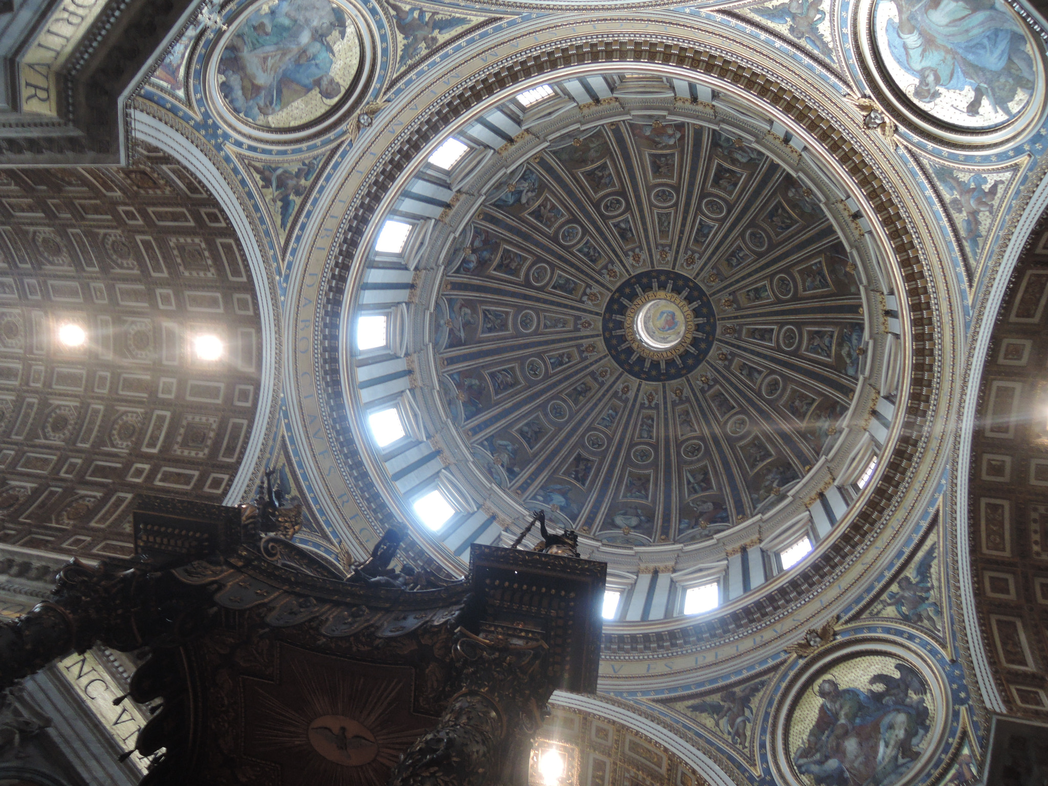 Nikon Coolpix P330 sample photo. St.peter' dome (inside) photography