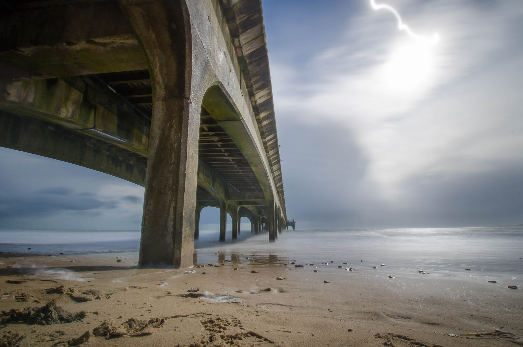Nikon D7000 + Sigma 10-20mm F3.5 EX DC HSM sample photo. Boscombe pier photography