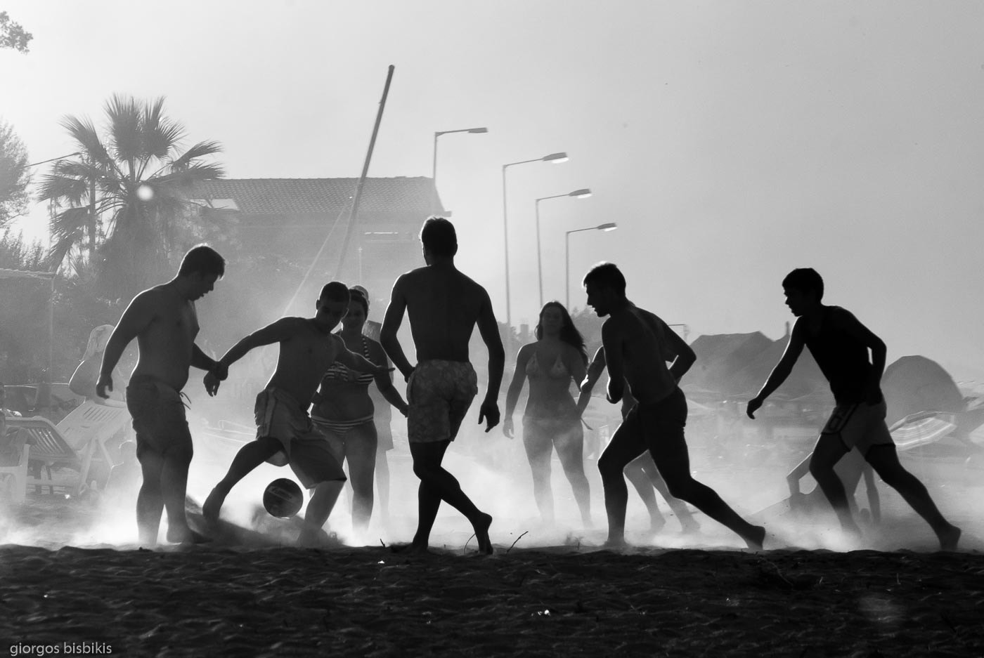 Pentax K10D + Pentax smc DA 50-200mm F4-5.6 ED sample photo. Beach soccer photography