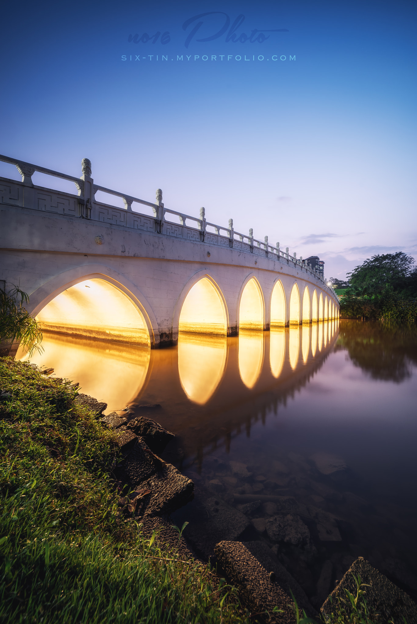 Pentax K-1 sample photo. Yellow circles under the bridge photography