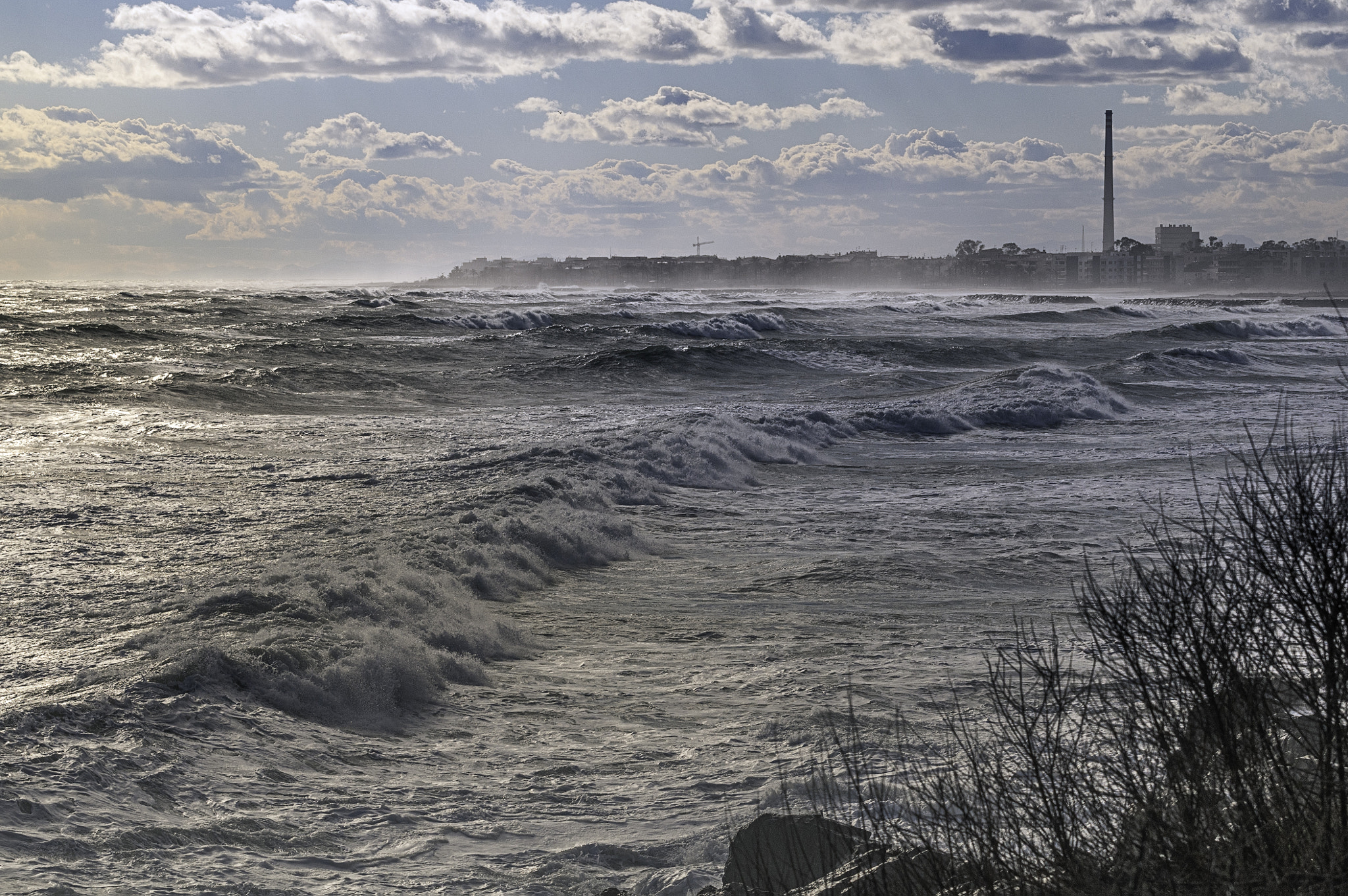 Nikon D300 sample photo. Wind in the sea. photography