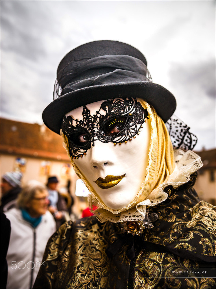 Sony a99 II + Tamron SP 24-70mm F2.8 Di VC USD sample photo. Rosheim, france: venetian carnival mask photography