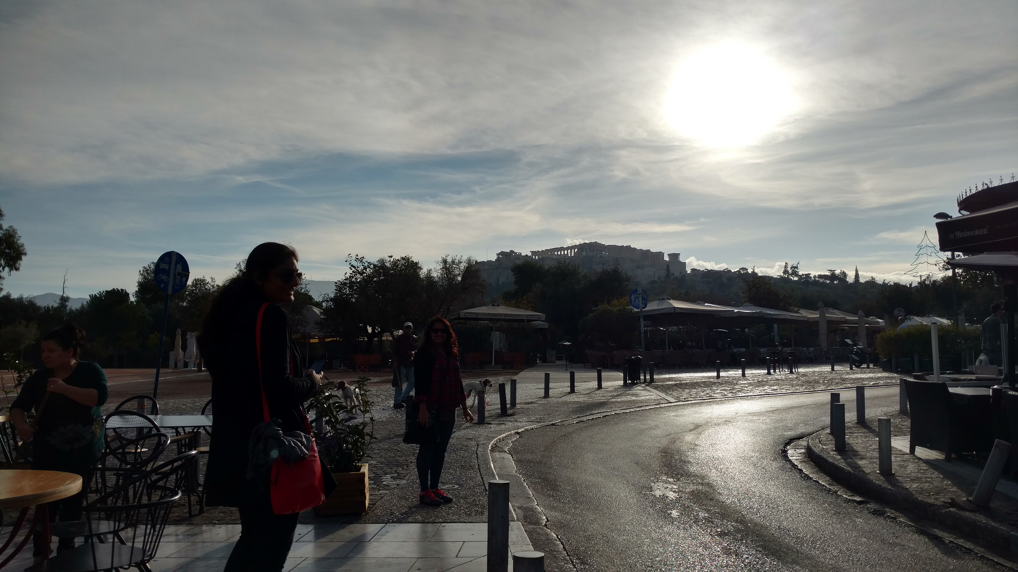 Motorola Moto X Style sample photo. Glittery morning by the parthenon photography