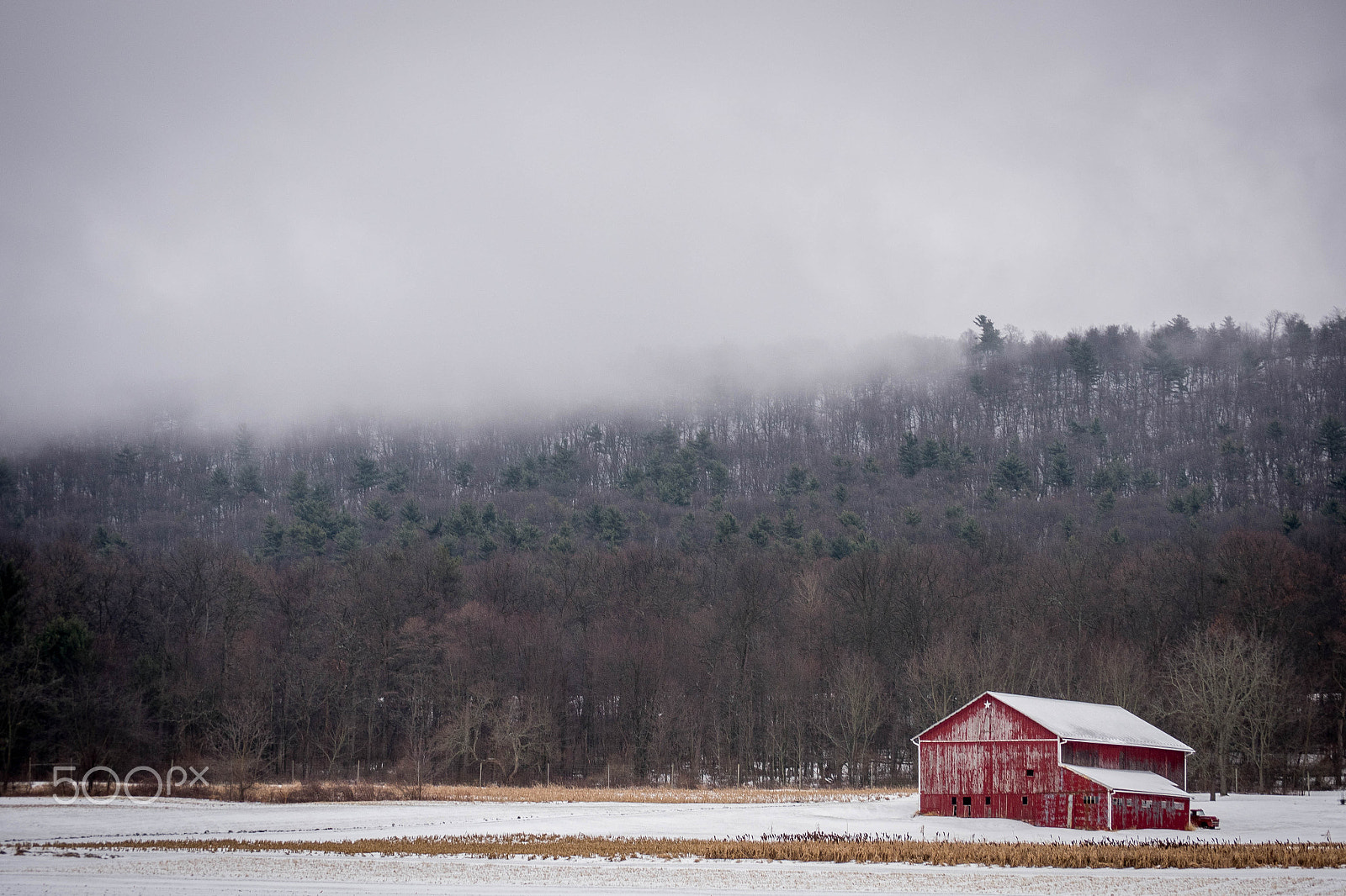 Nikon D810 sample photo. Red barn photography