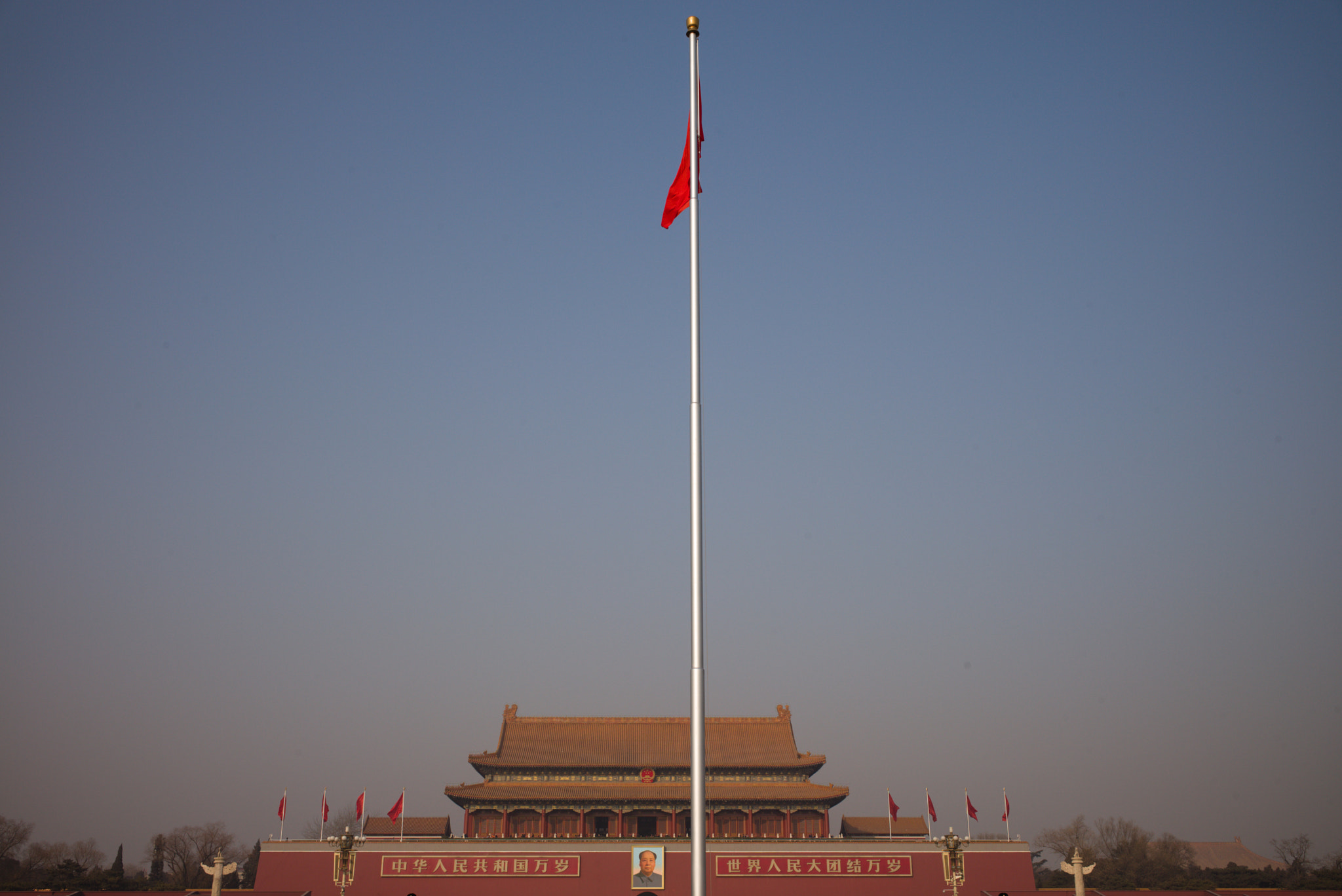 Leica Summilux-M 35mm F1.4 ASPH sample photo. Tiananmen square flag photography