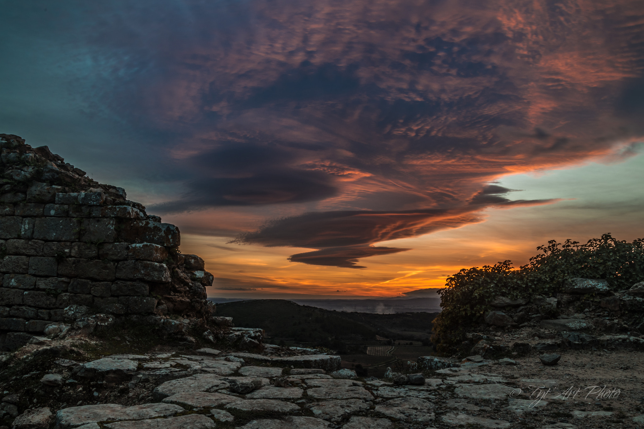 Pentax K-S1 sample photo. Sky on fire photography