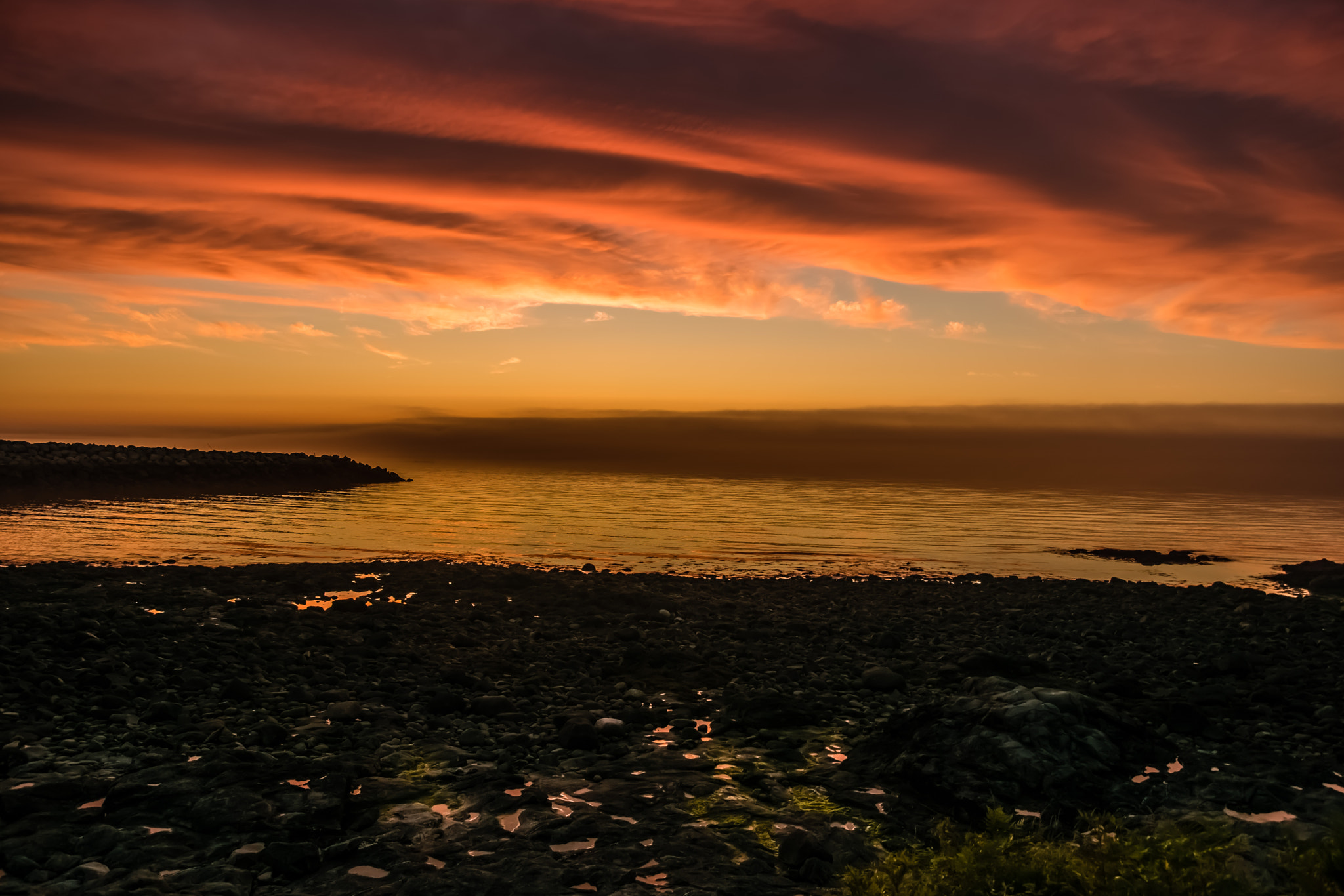 Sony ILCA-77M2 sample photo. Sunset near church point, nova scotia photography