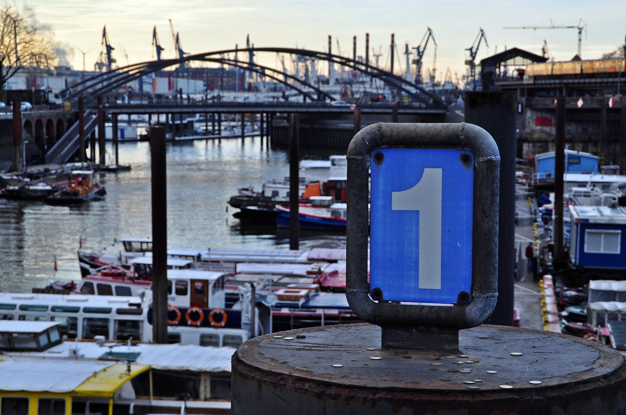Nikon D5000 sample photo. Hamburg city harbor photography