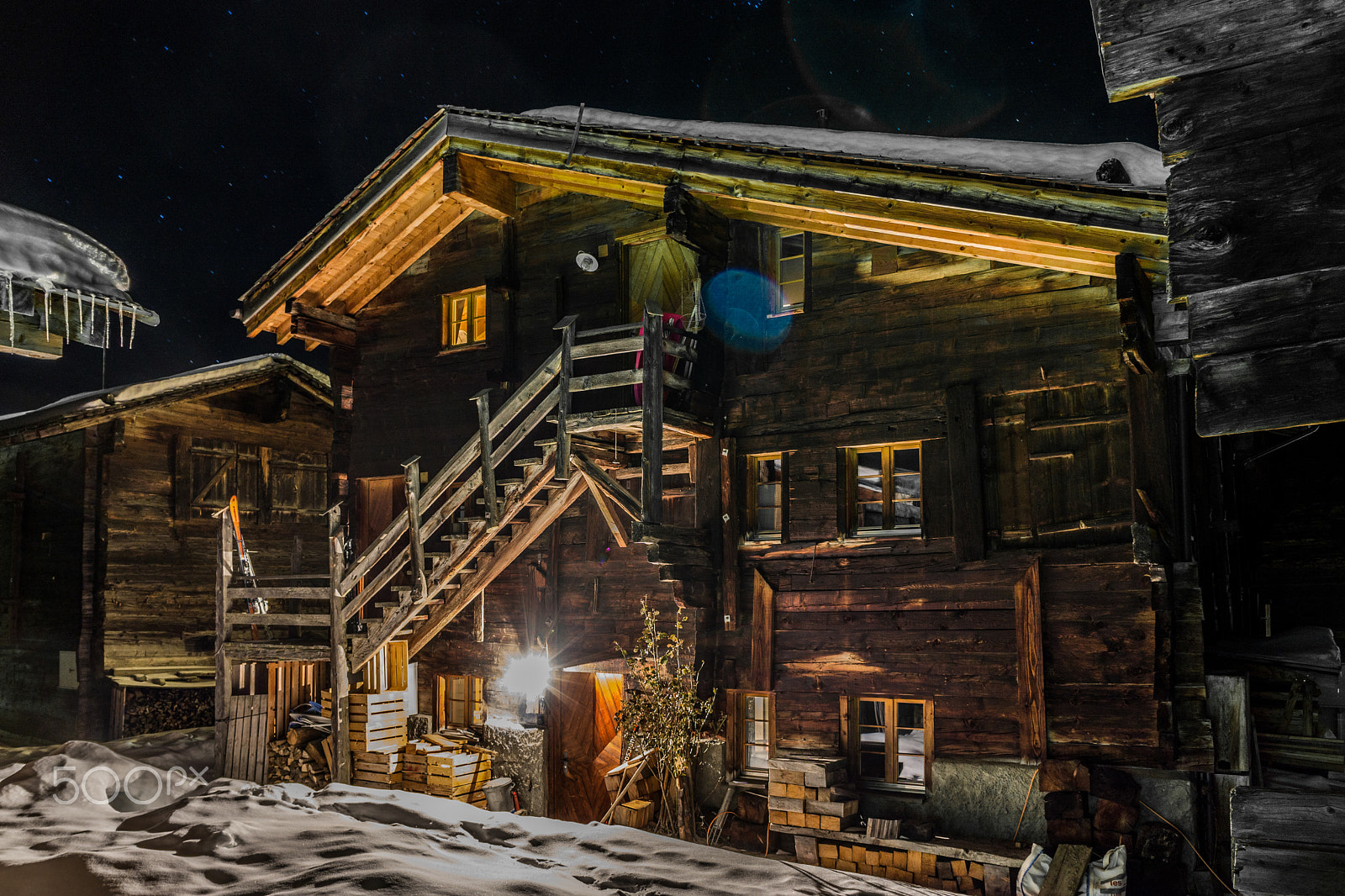 Sony a6000 + Sony E 18-55mm F3.5-5.6 OSS sample photo. Starry night photography
