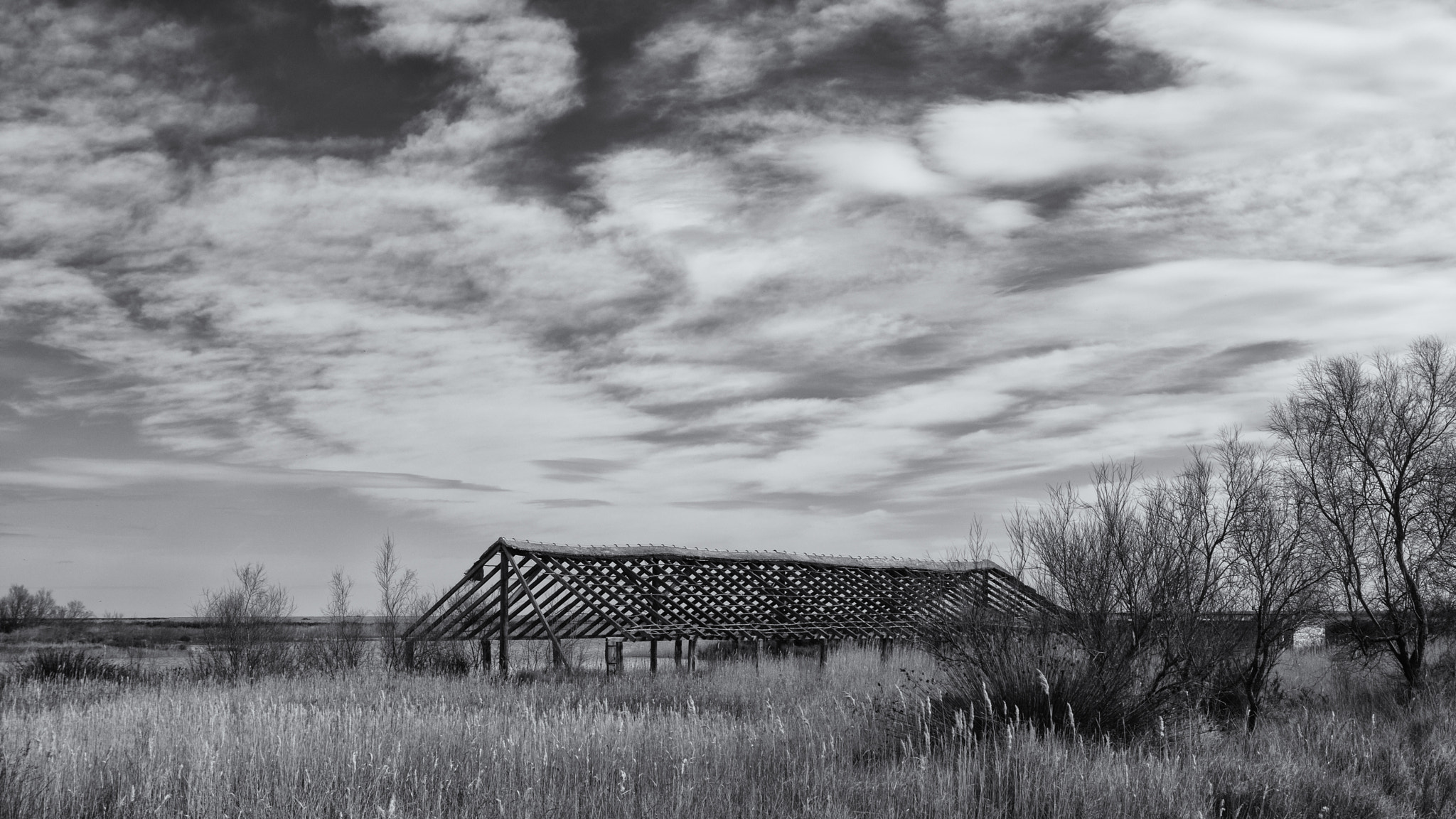 Pentax K-3 sample photo. Barn without a roof photography