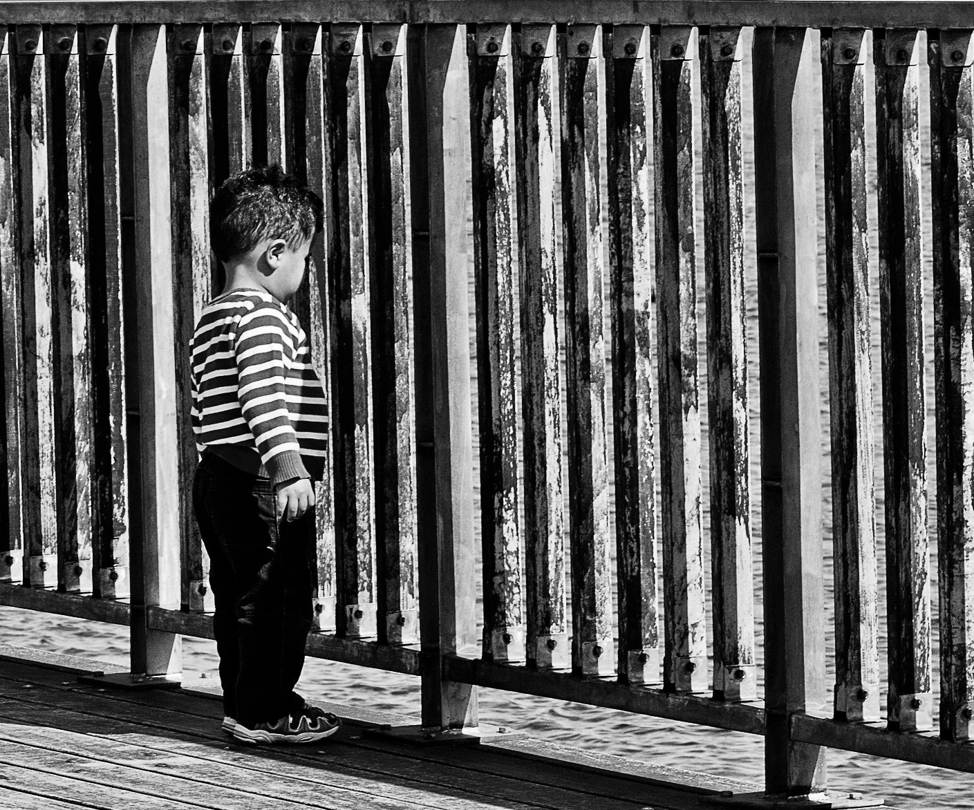 Nikon D300 sample photo. Behind bars photography