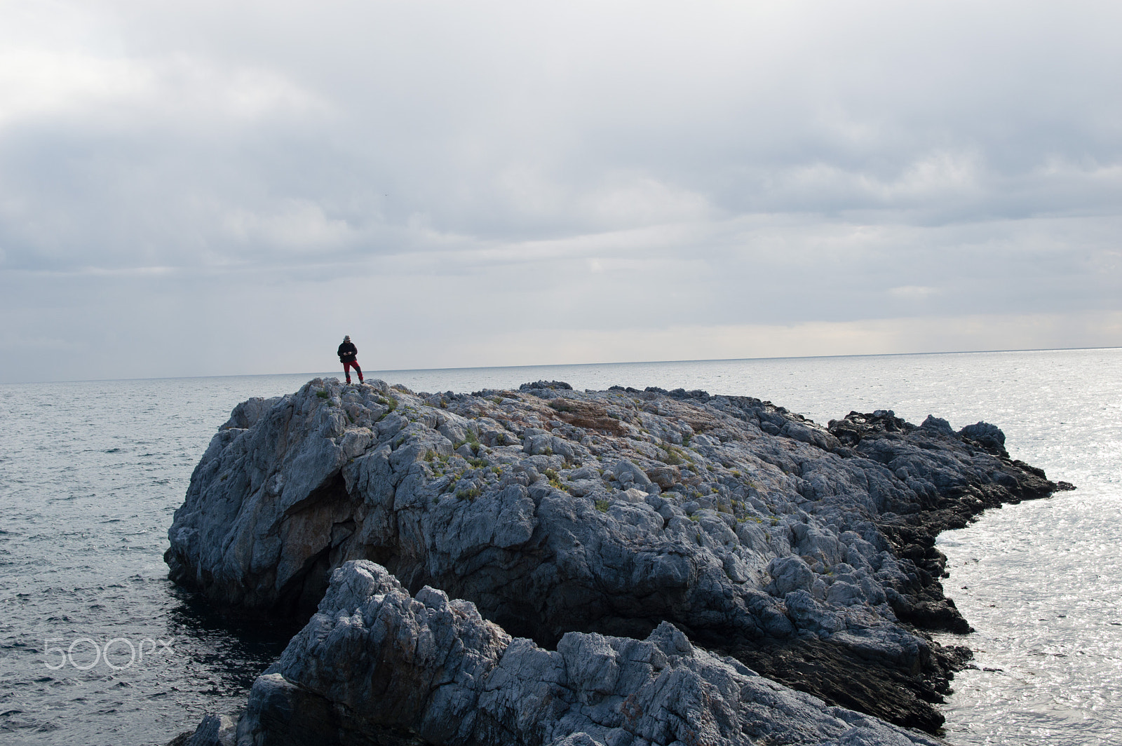 Sigma 17-50mm F2.8 EX DC OS HSM sample photo. Alone on the rock photography