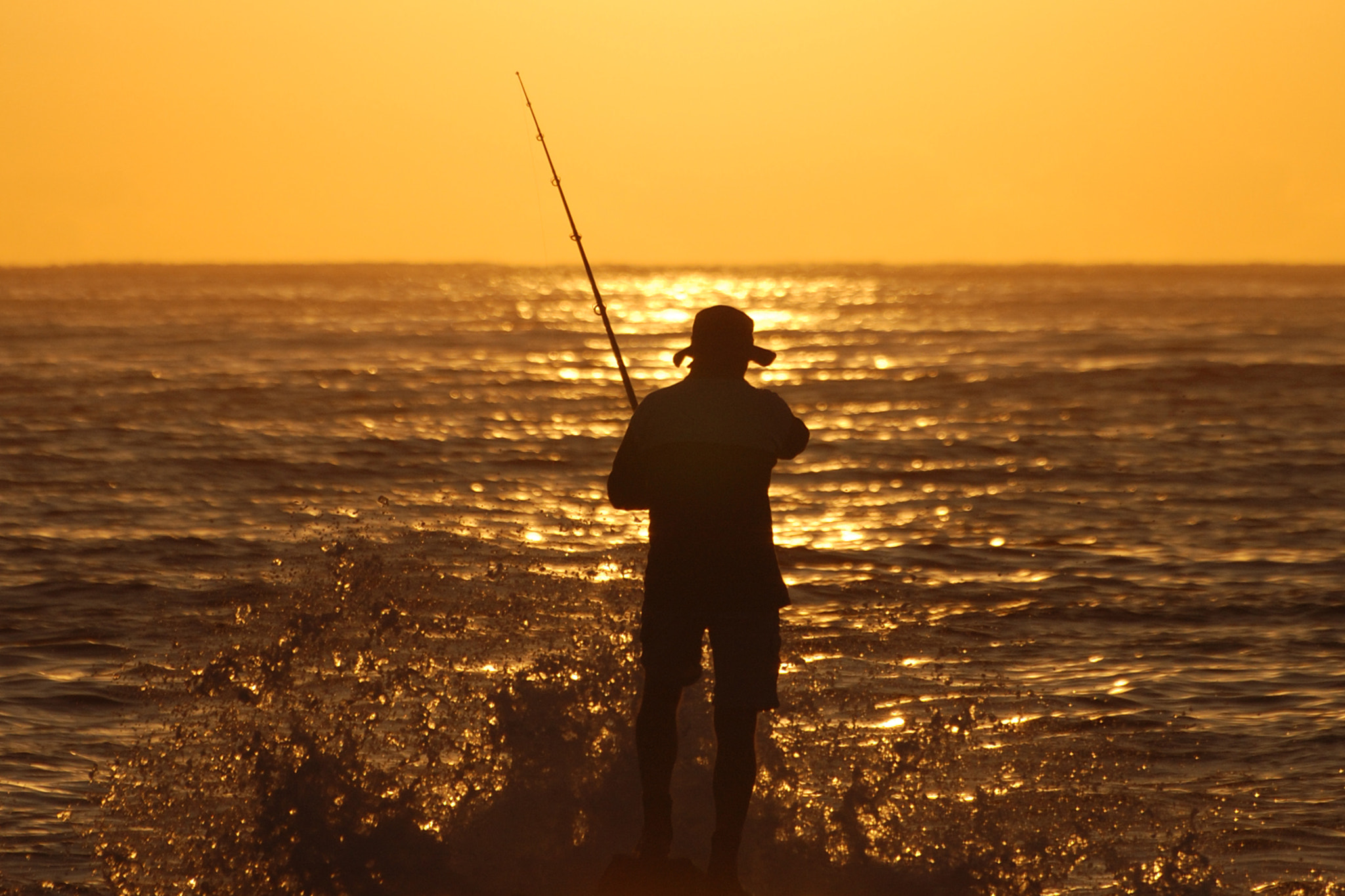 Nikon D80 sample photo. Sunrise splash photography