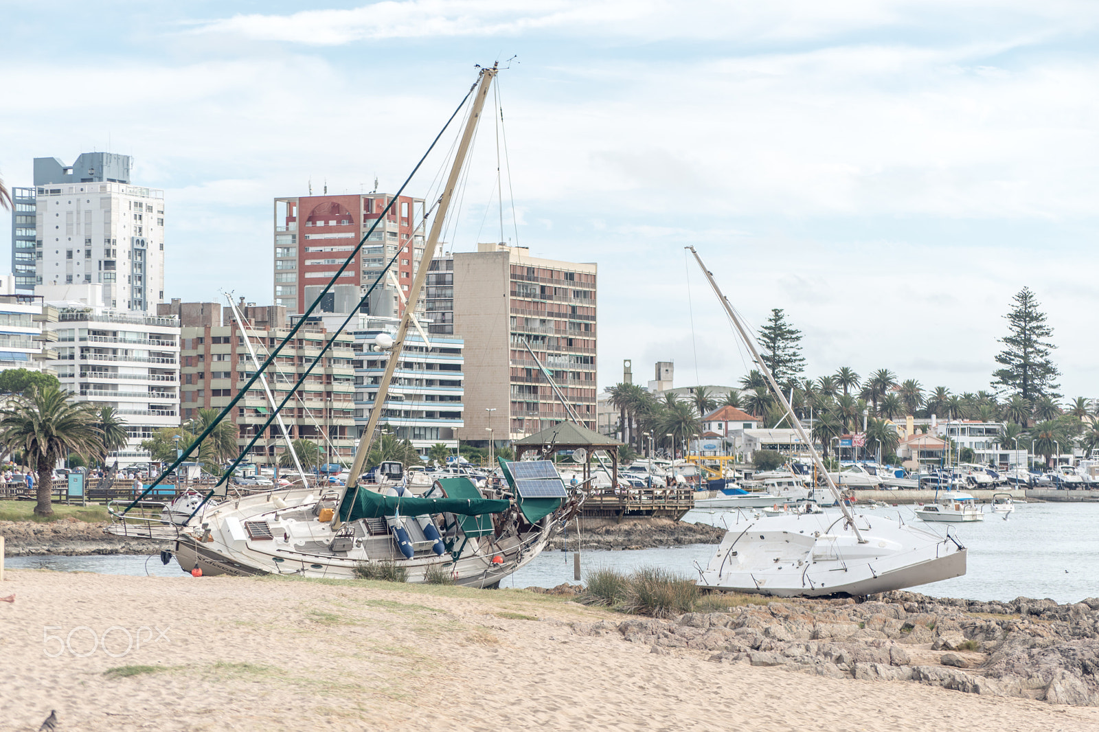 Nikon D5500 sample photo. Boats and storm photography