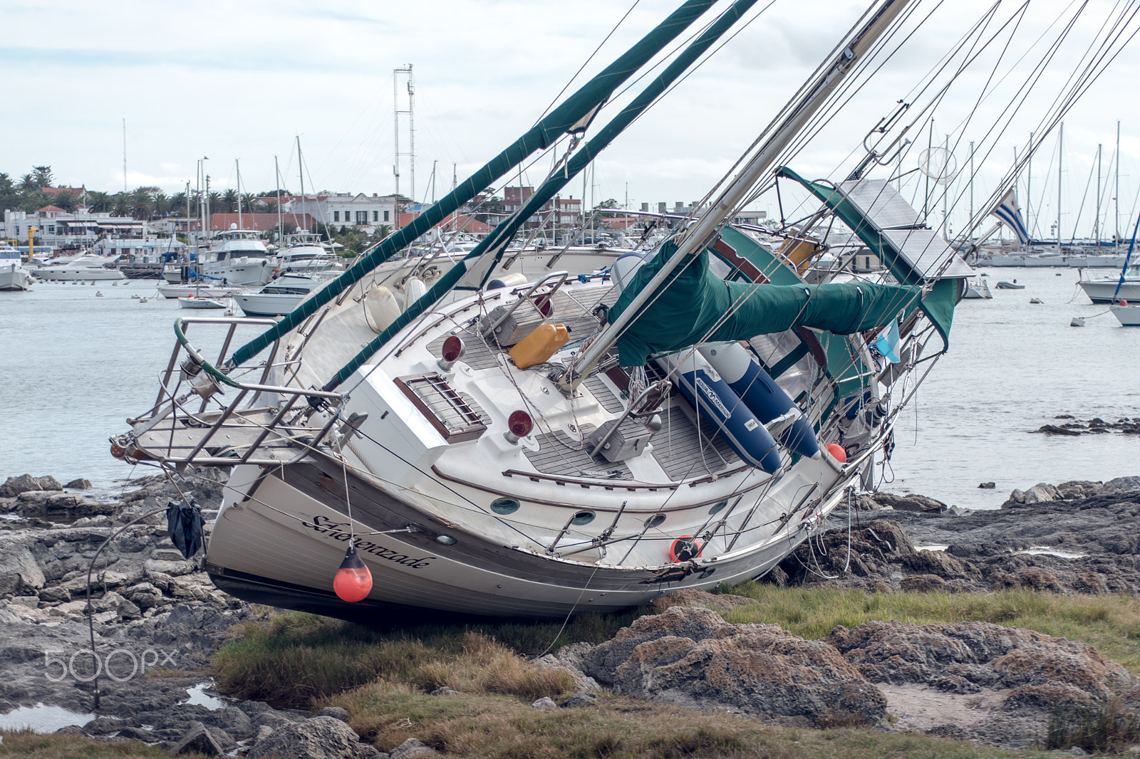 Nikon D5500 sample photo. Boats and storm photography