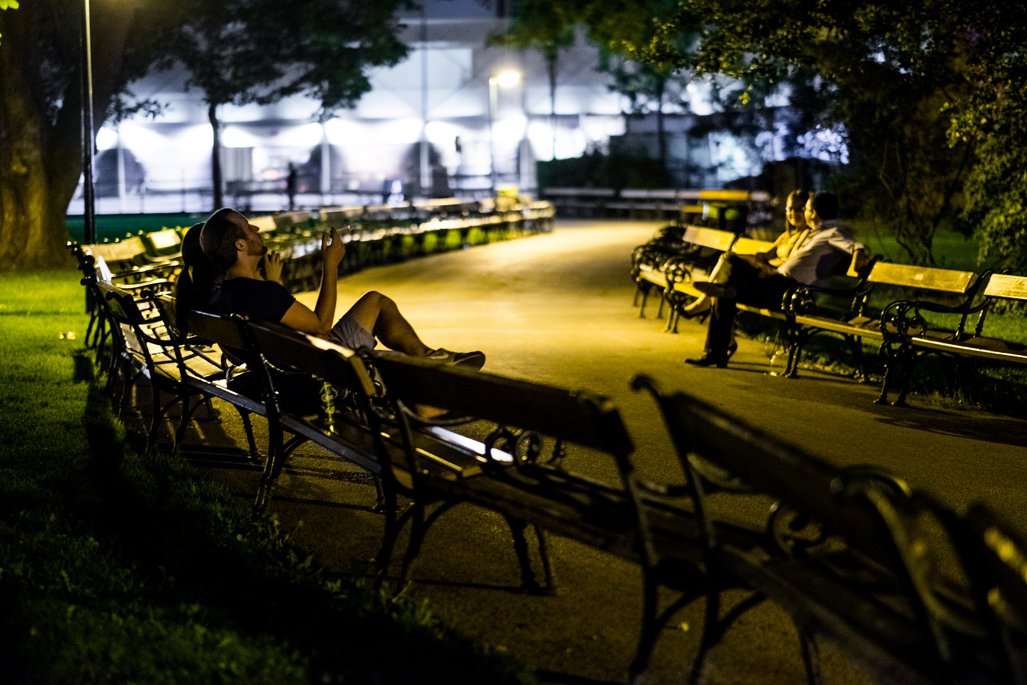 Fujifilm XF 56mm F1.2 R sample photo. Vienna summer nightlife photography