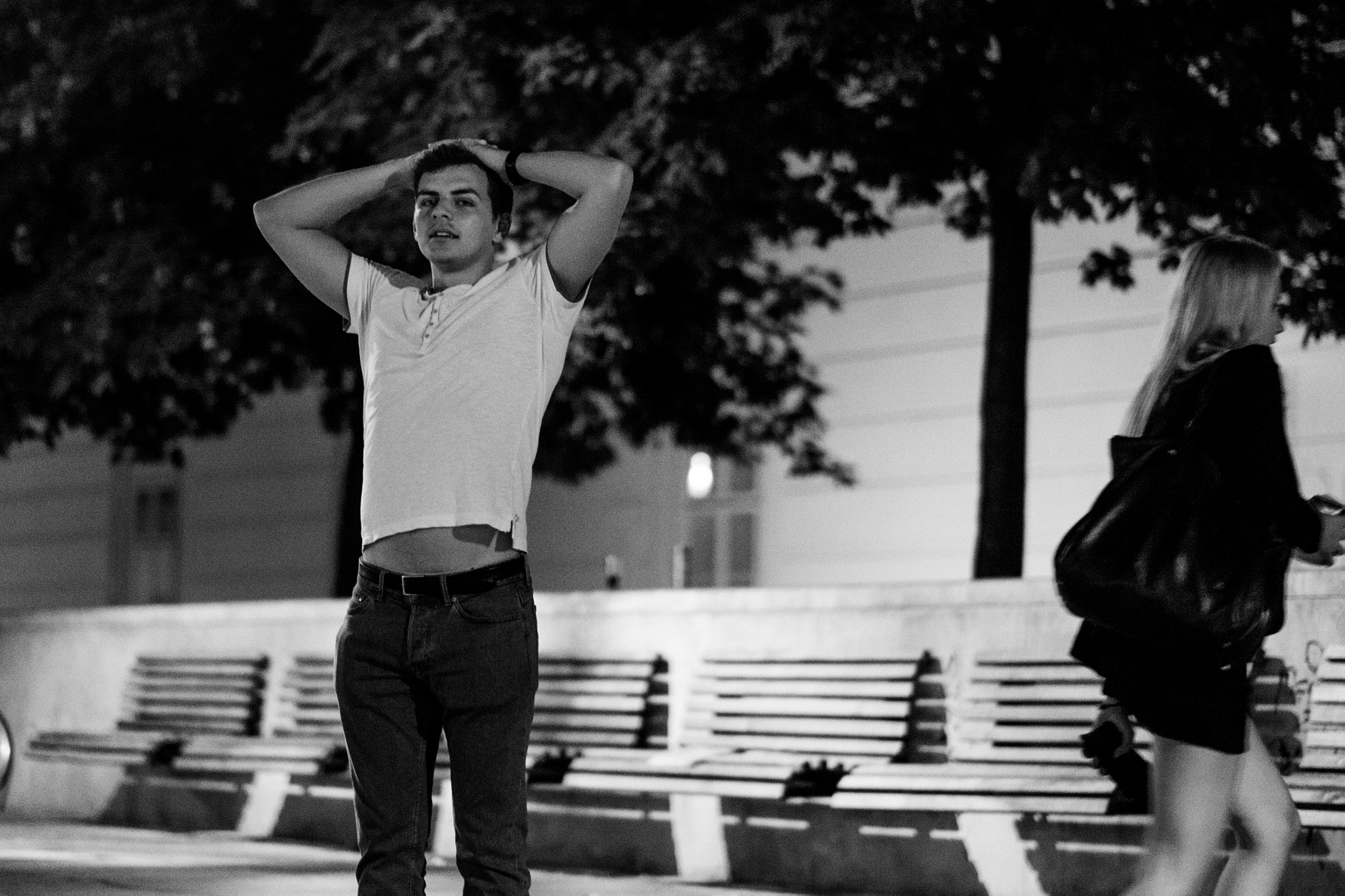 Fujifilm XF 56mm F1.2 R sample photo. Vienna summer nightlife photography