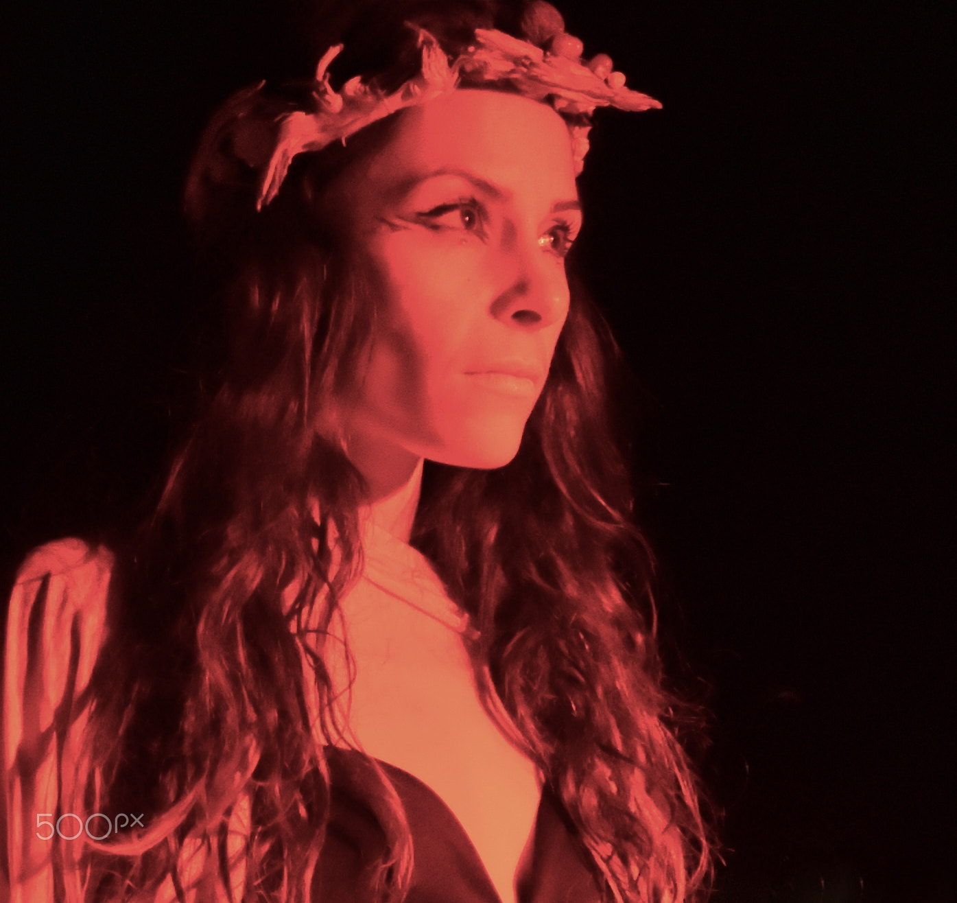 Nikon D750 + Nikon AF Nikkor 35mm F2D sample photo. Woman performer at night on beach photography