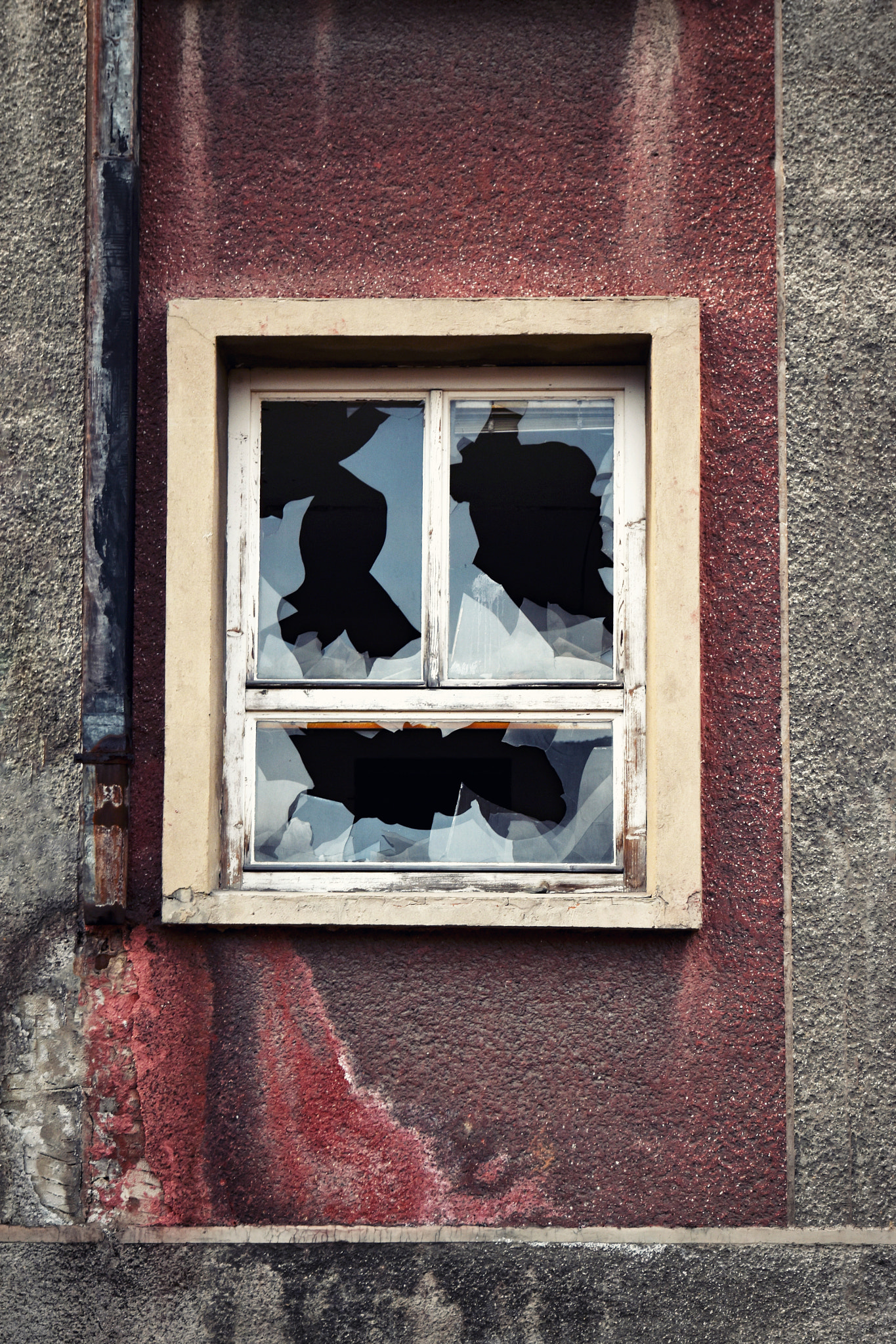 Nikon D5500 sample photo. Broken glass on the window photography