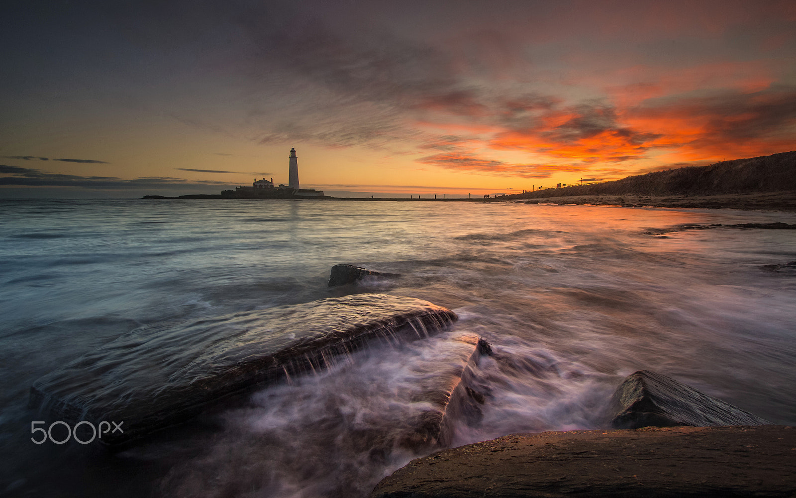 Canon EF-S 10-22mm F3.5-4.5 USM sample photo. First light at st mary's lighthouse photography