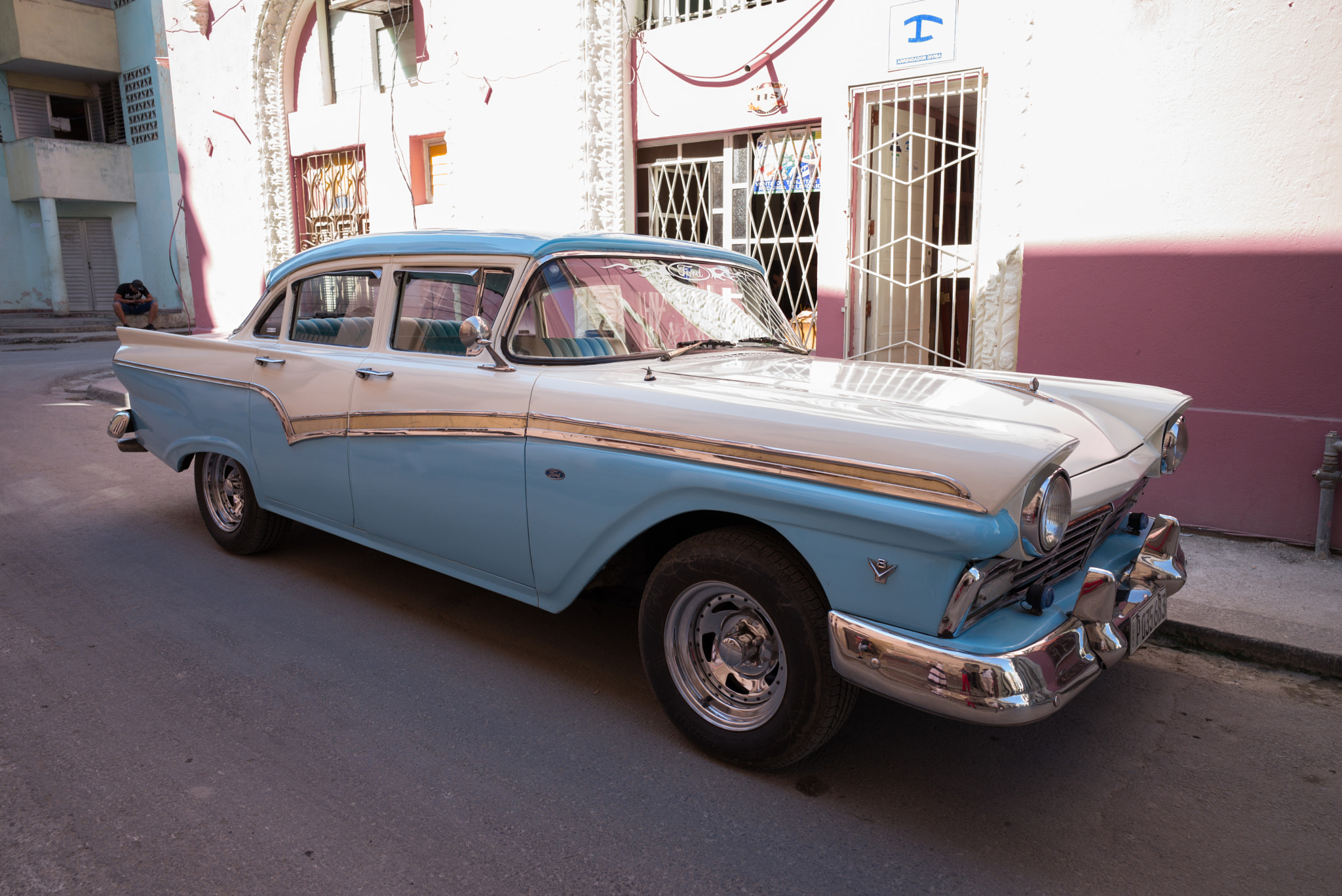 Leica Elmar-M 24mm F3.8 ASPH sample photo. Havana vintage cars photography