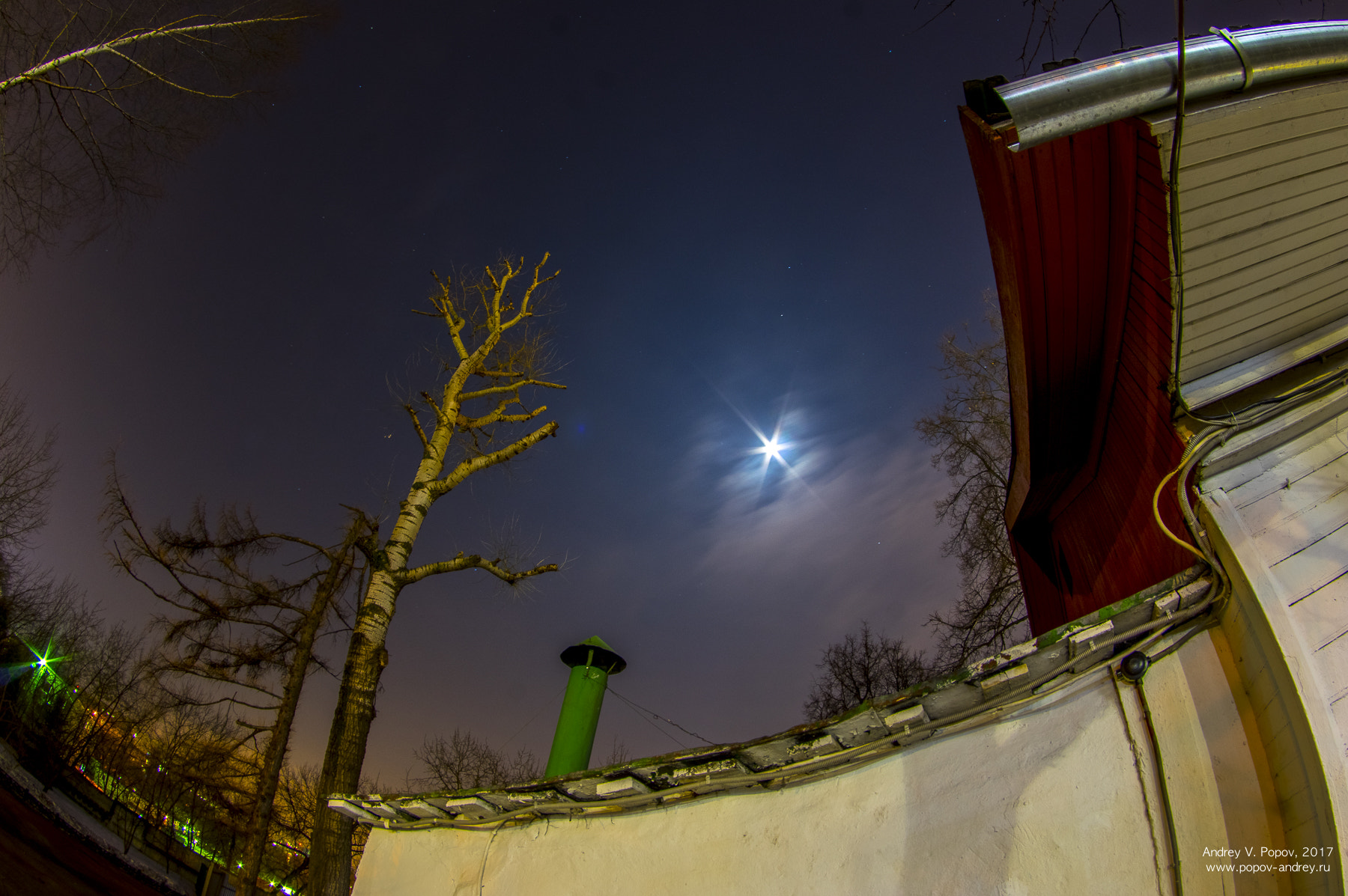 Pentax K-3 + Pentax smc DA 10-17mm F3.5-4.5 ED (IF) Fisheye sample photo. Moscow nightscape #2 photography