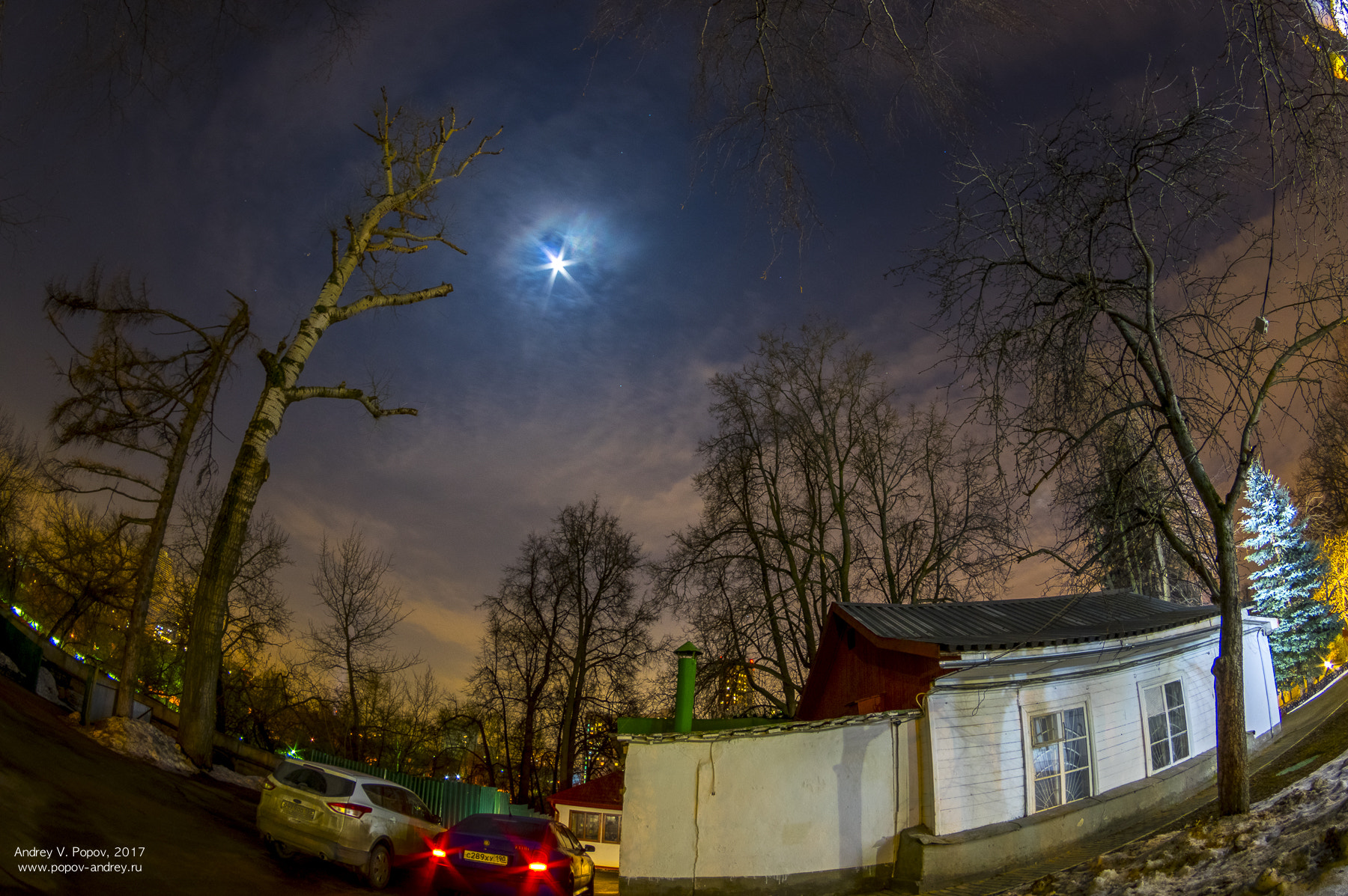 Pentax smc DA 10-17mm F3.5-4.5 ED (IF) Fisheye sample photo. Moscow nightscape #4 photography