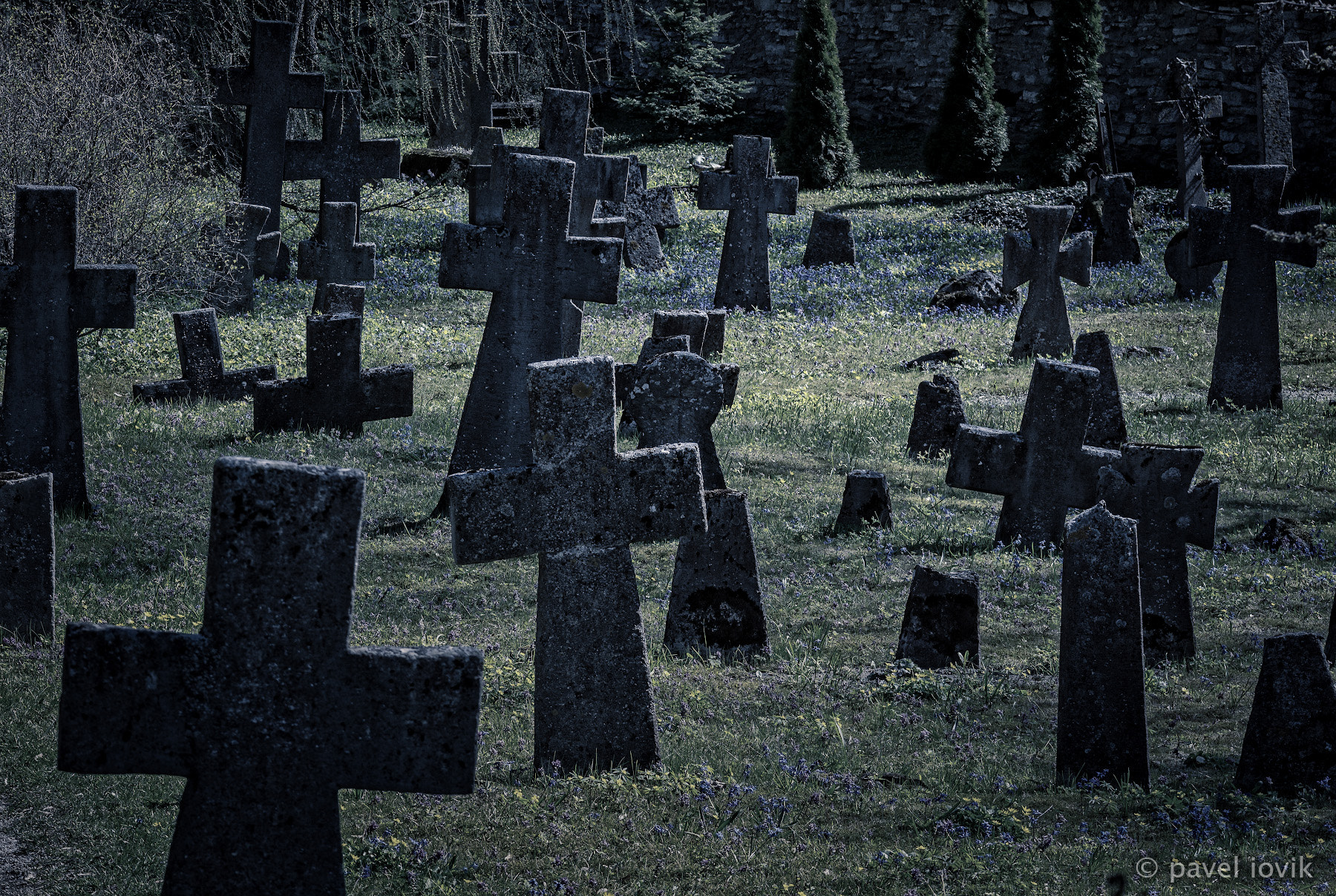 Canon EOS M sample photo. Crosses in the old cemetery photography