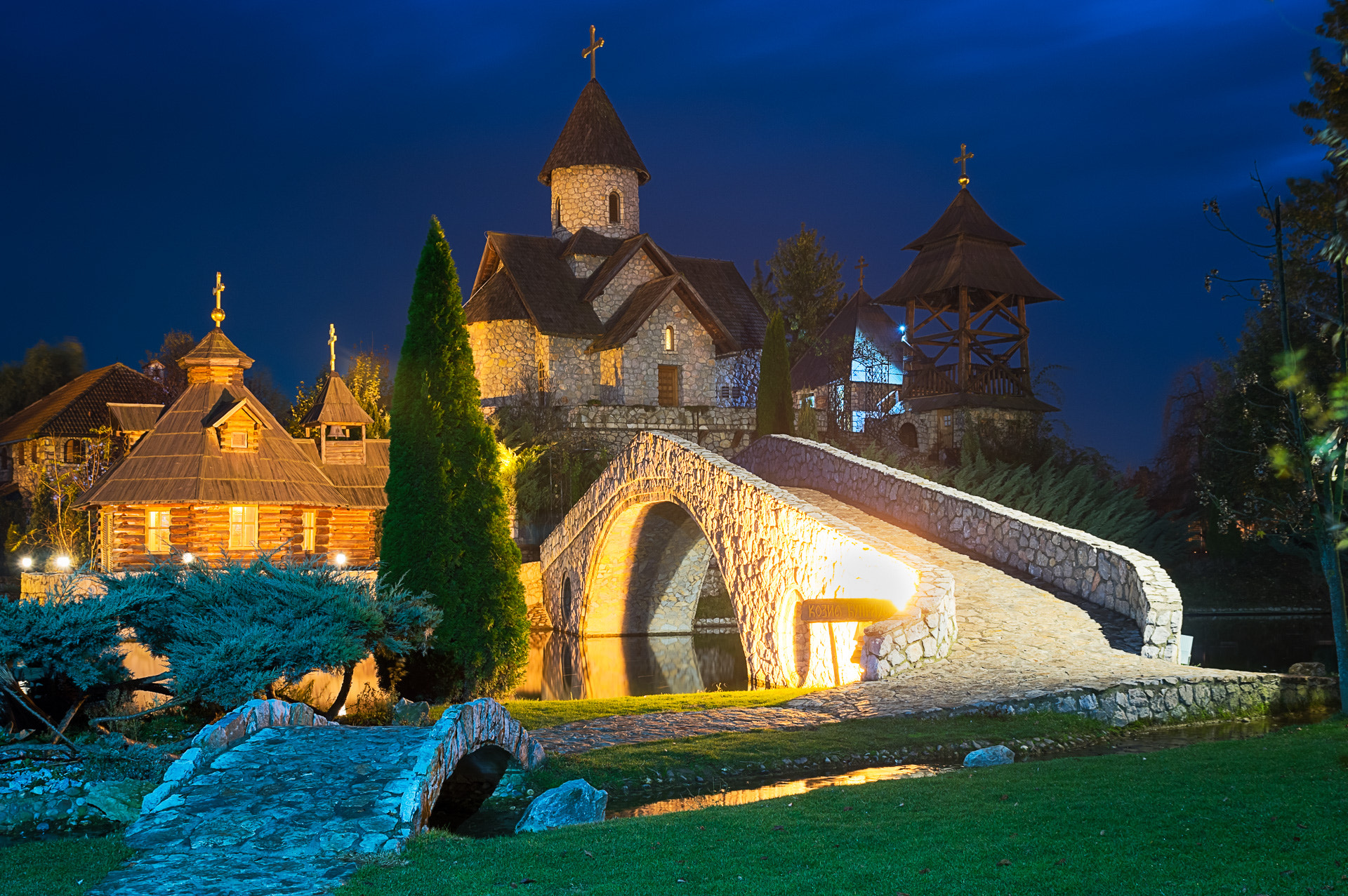 Pentax K-3 sample photo. Church on island photography