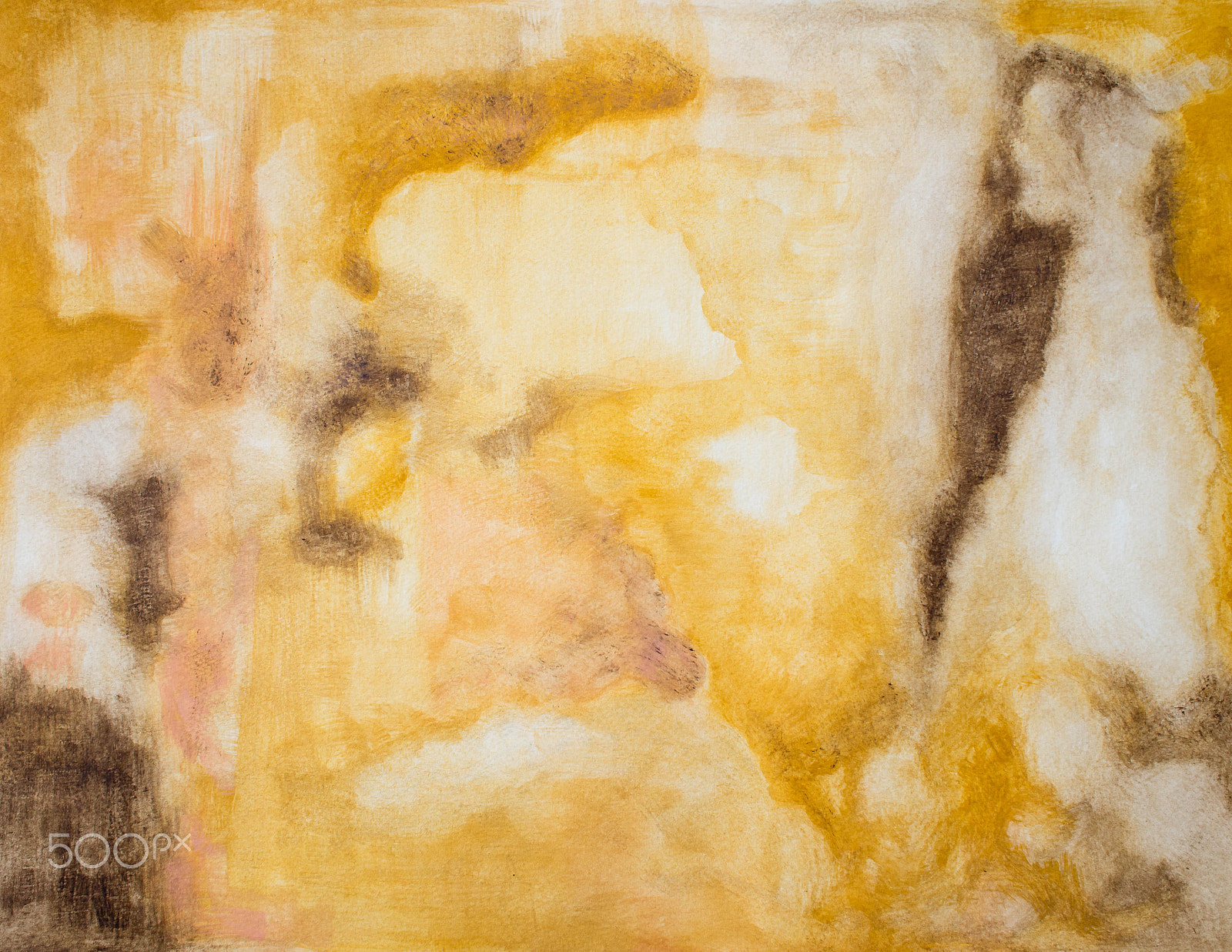 Canon EF 28mm F1.8 USM sample photo. Yellow abstract painting photography