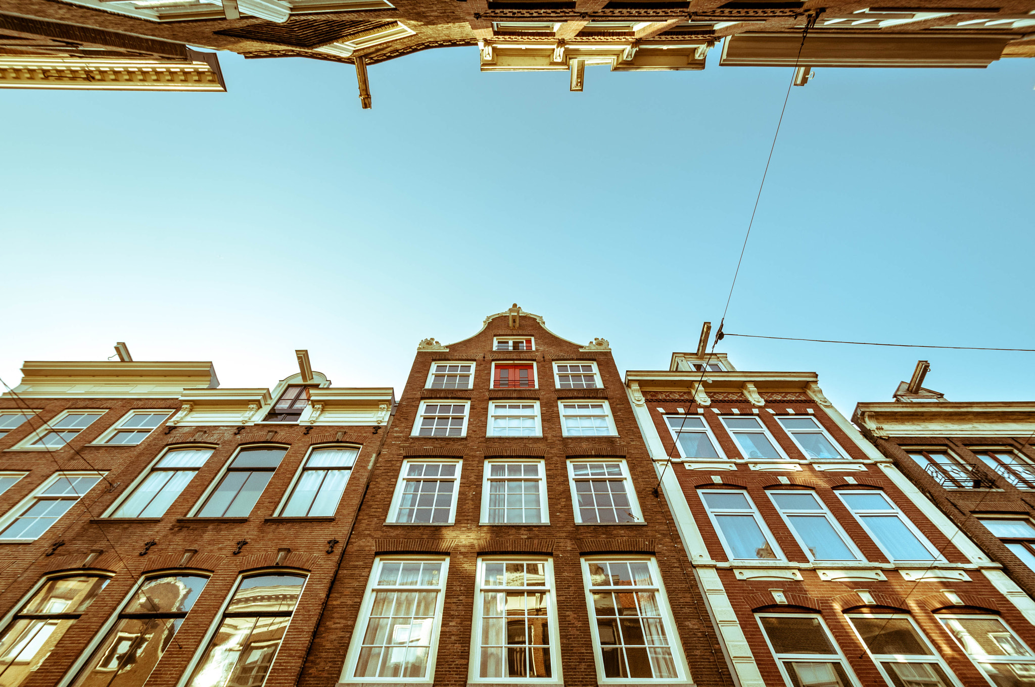 Nikon D300 sample photo. Looking up in amsterdam. photography