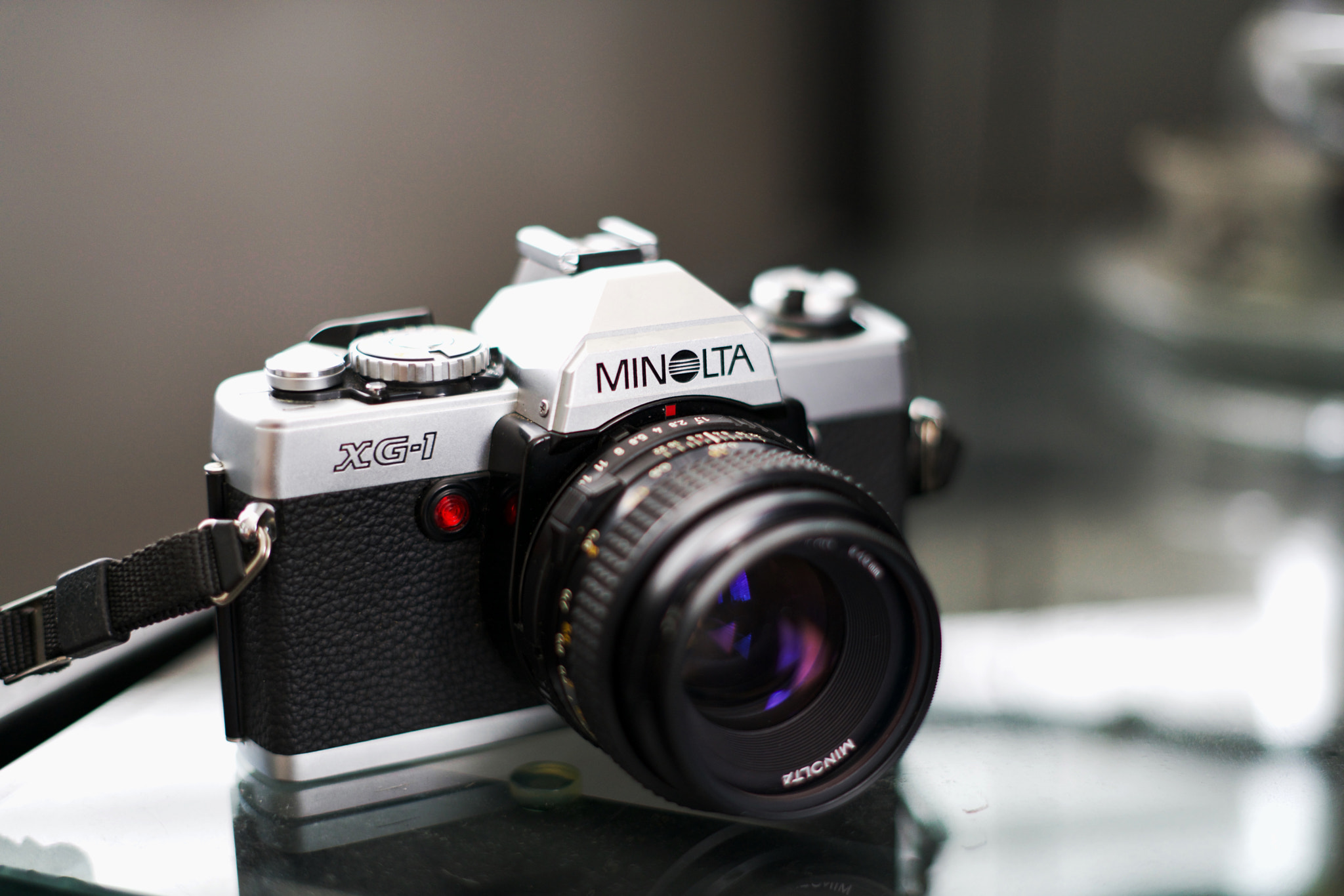 Sony a7R II + Sony FE 50mm F1.8 sample photo. Film camera. minolta xg-1 photography
