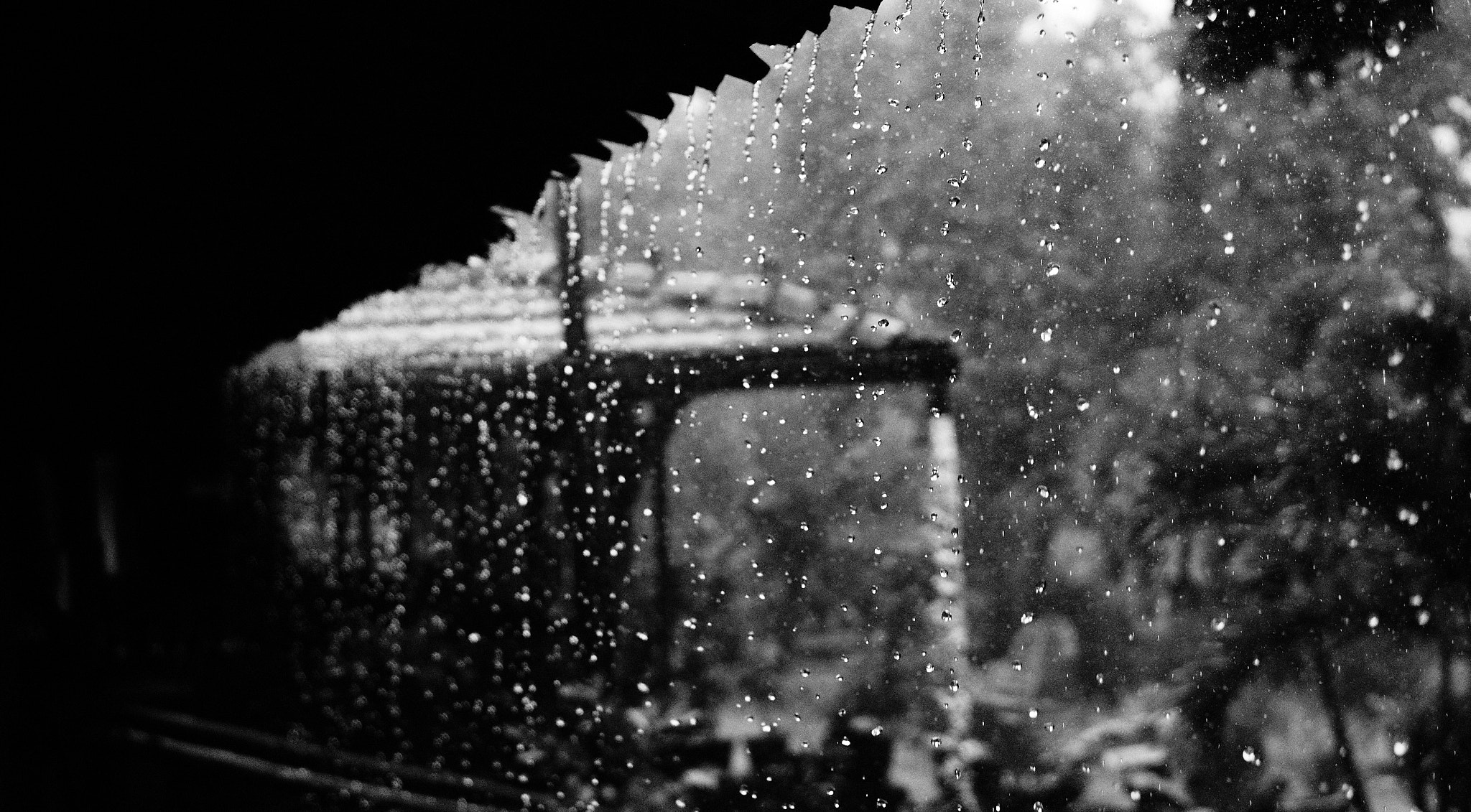 Sony a6000 sample photo. A heavy rain in central java photography