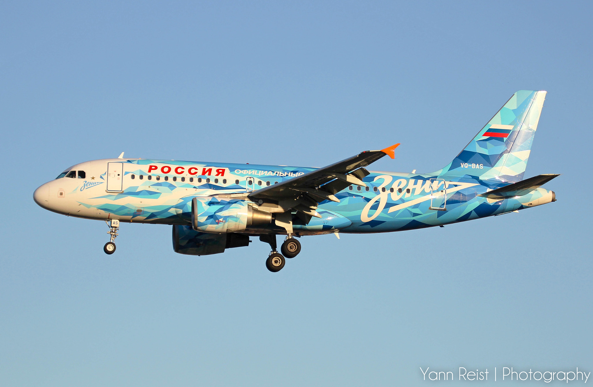 Canon EF 100-400mm F4.5-5.6L IS USM sample photo. Rossiya (fc zenit st. petersburg livery) - airbus a319-111 - vq bas photography