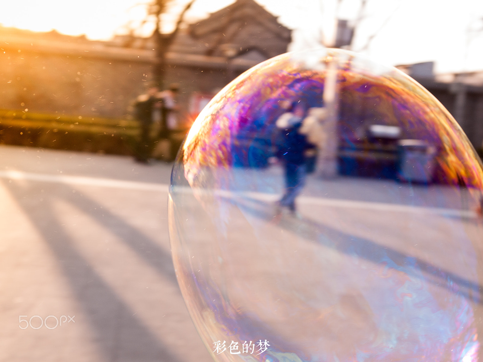 Panasonic Lumix DMC-GF2 sample photo. Dreamy bubble photography