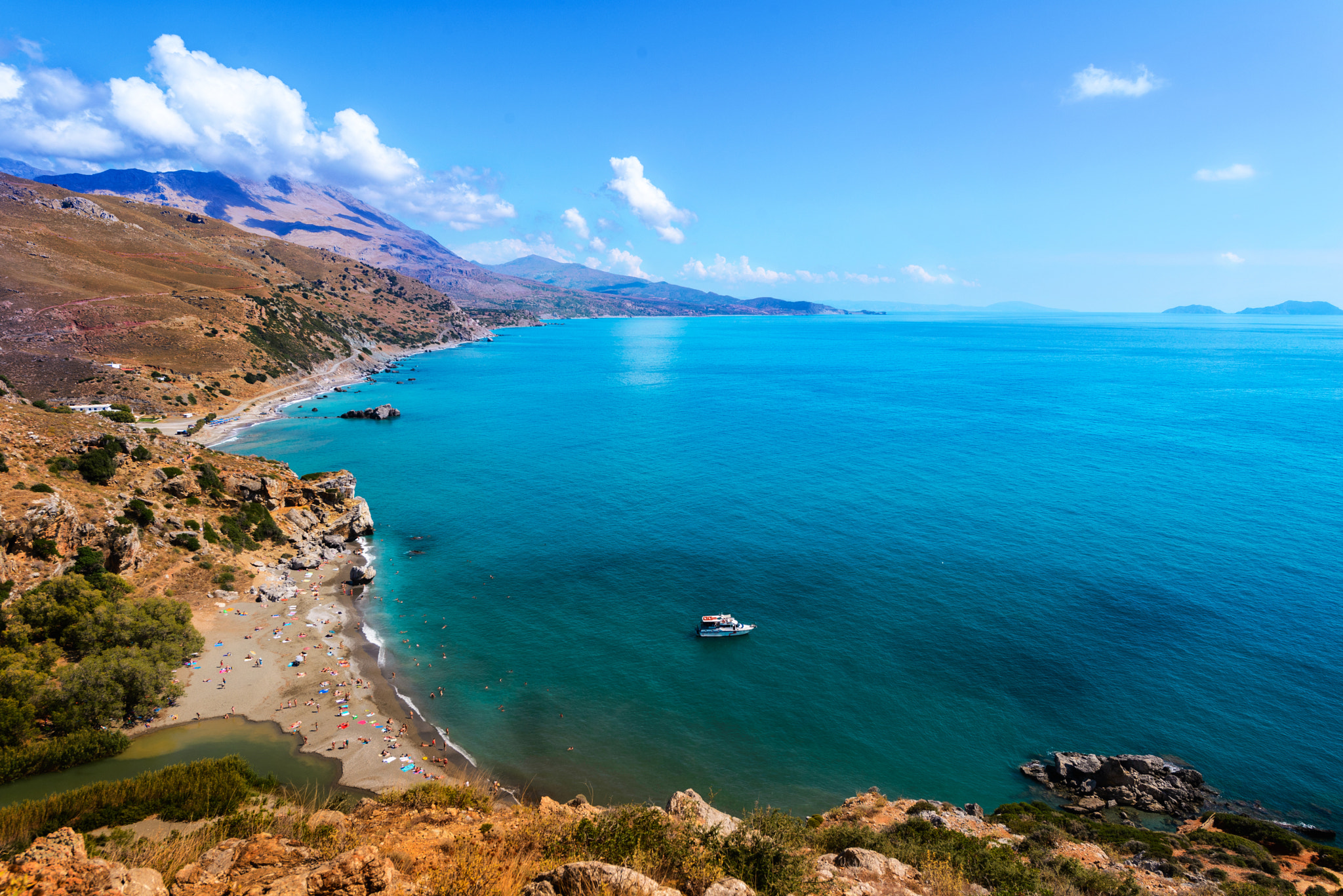 Nikon AF-S Nikkor 14-24mm F2.8G ED sample photo. Preveli beach, the quintessential cretan postcard, crete. 2015. photography
