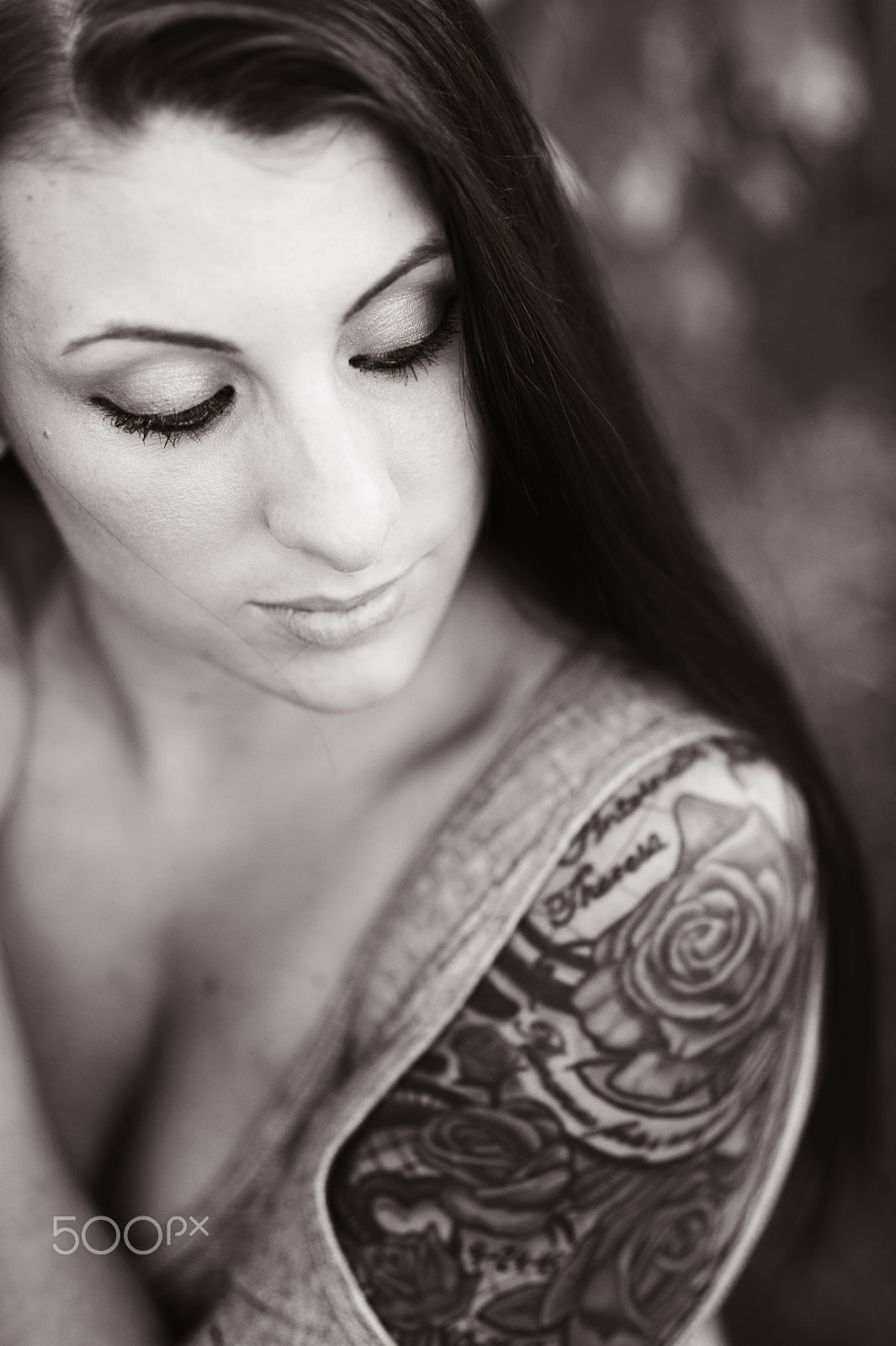 Nikon D700 sample photo. Girl and the tattoos photography