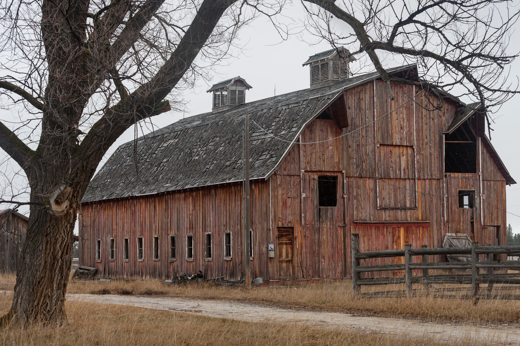 Nikon D3 sample photo. Rural red barn photography