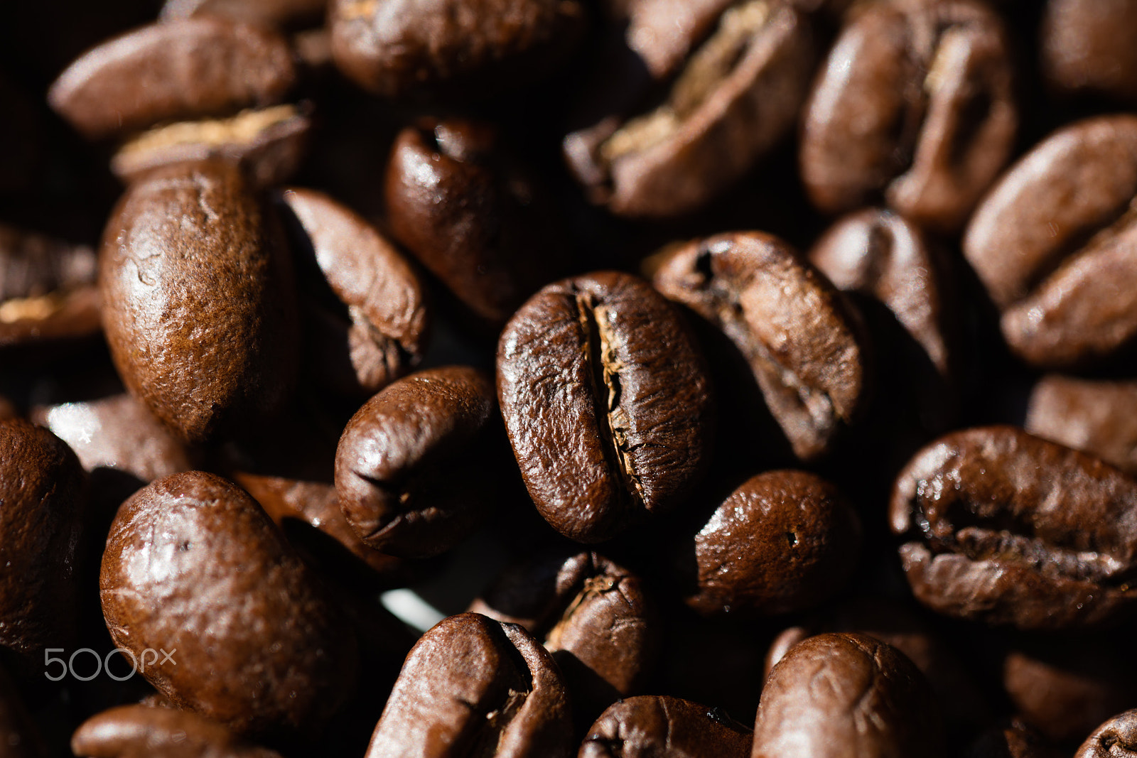 Sigma 150mm f/2.8 EX DG OS HSM APO Macro sample photo. Black coffee grains photography