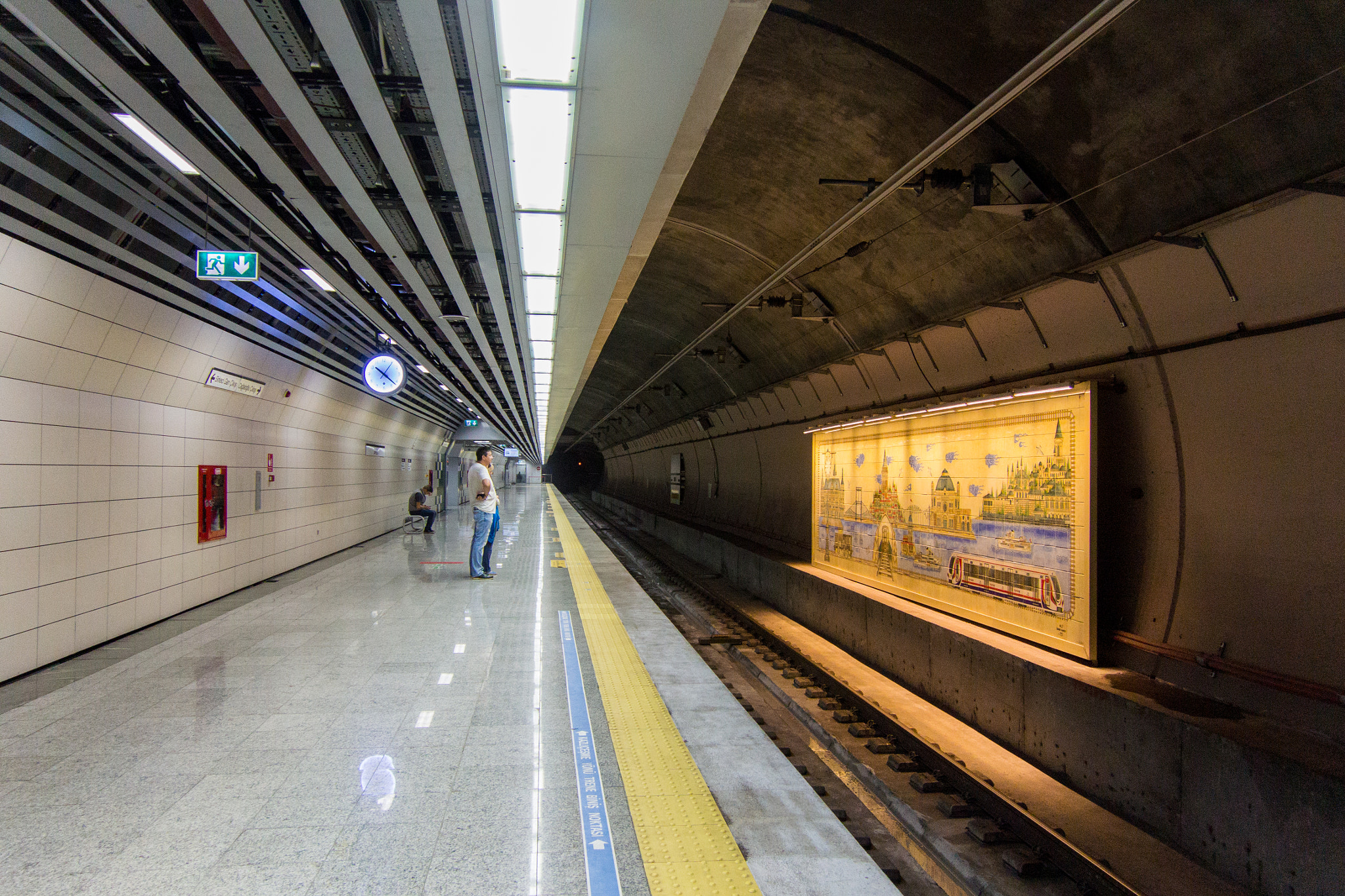 1 NIKKOR VR 10-100mm f/4-5.6 sample photo. Marmaray underground, istanbul photography