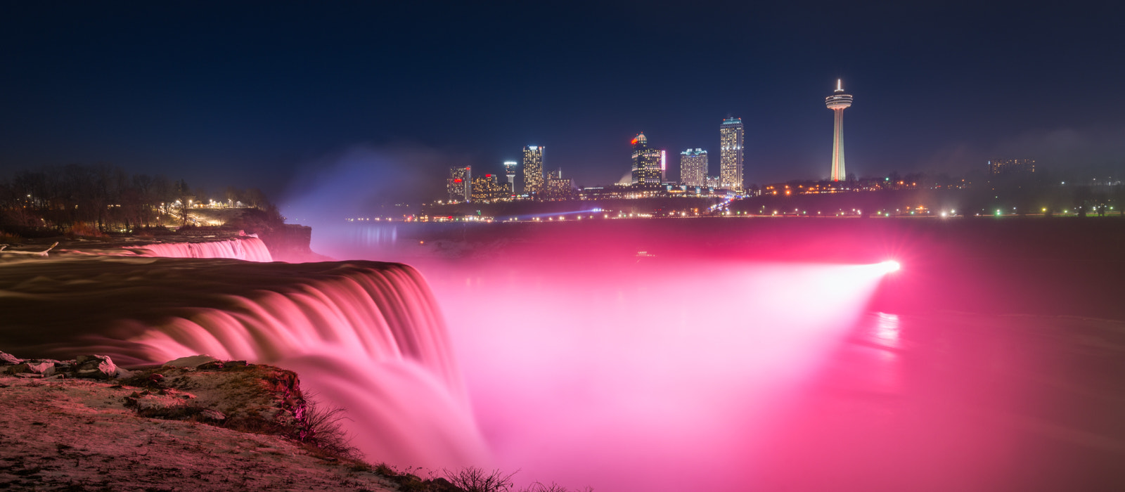 Nikon D800 sample photo. Niagara falls red fury photography
