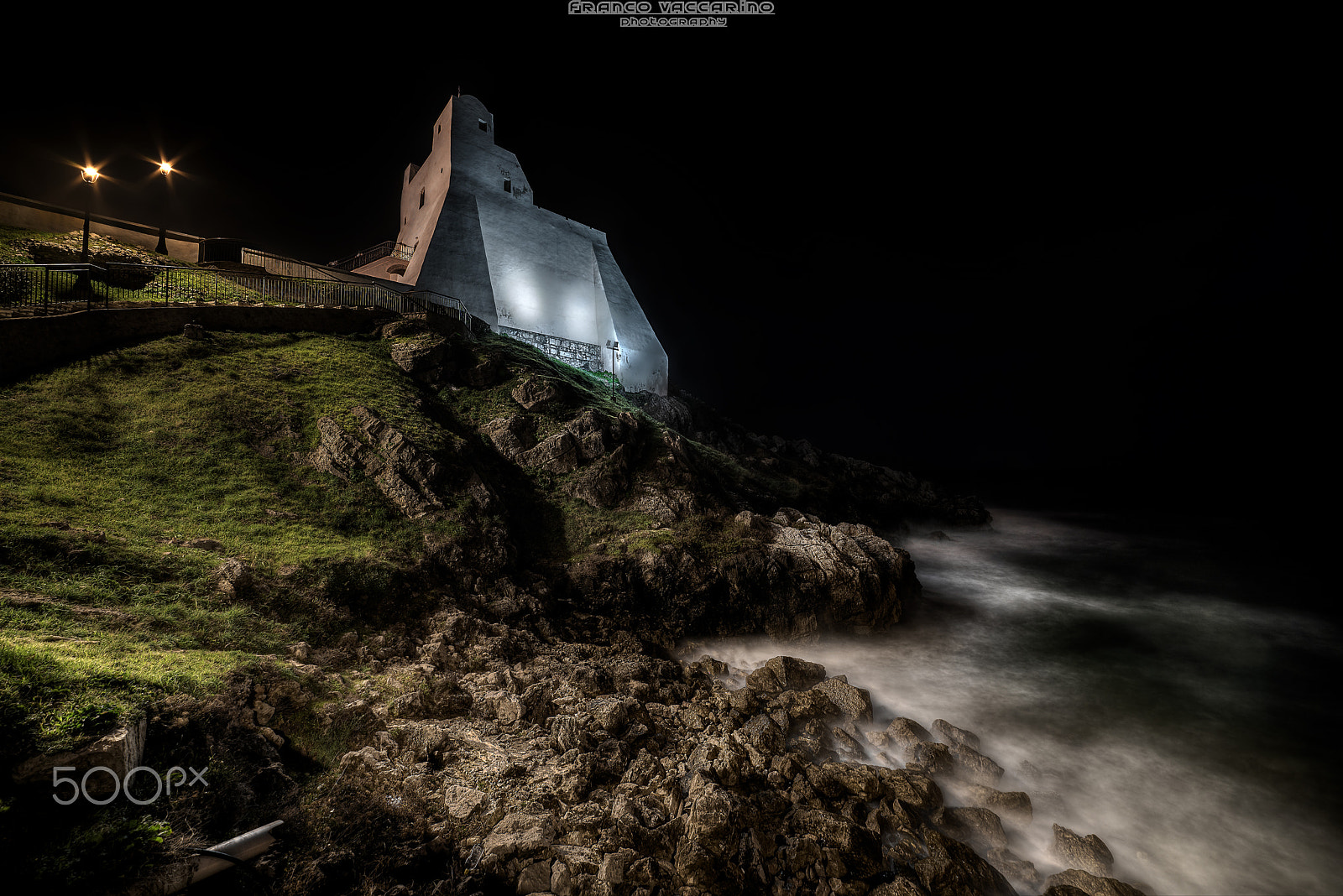 Samyang 14mm F2.8 ED AS IF UMC sample photo. Sperlonga night photography