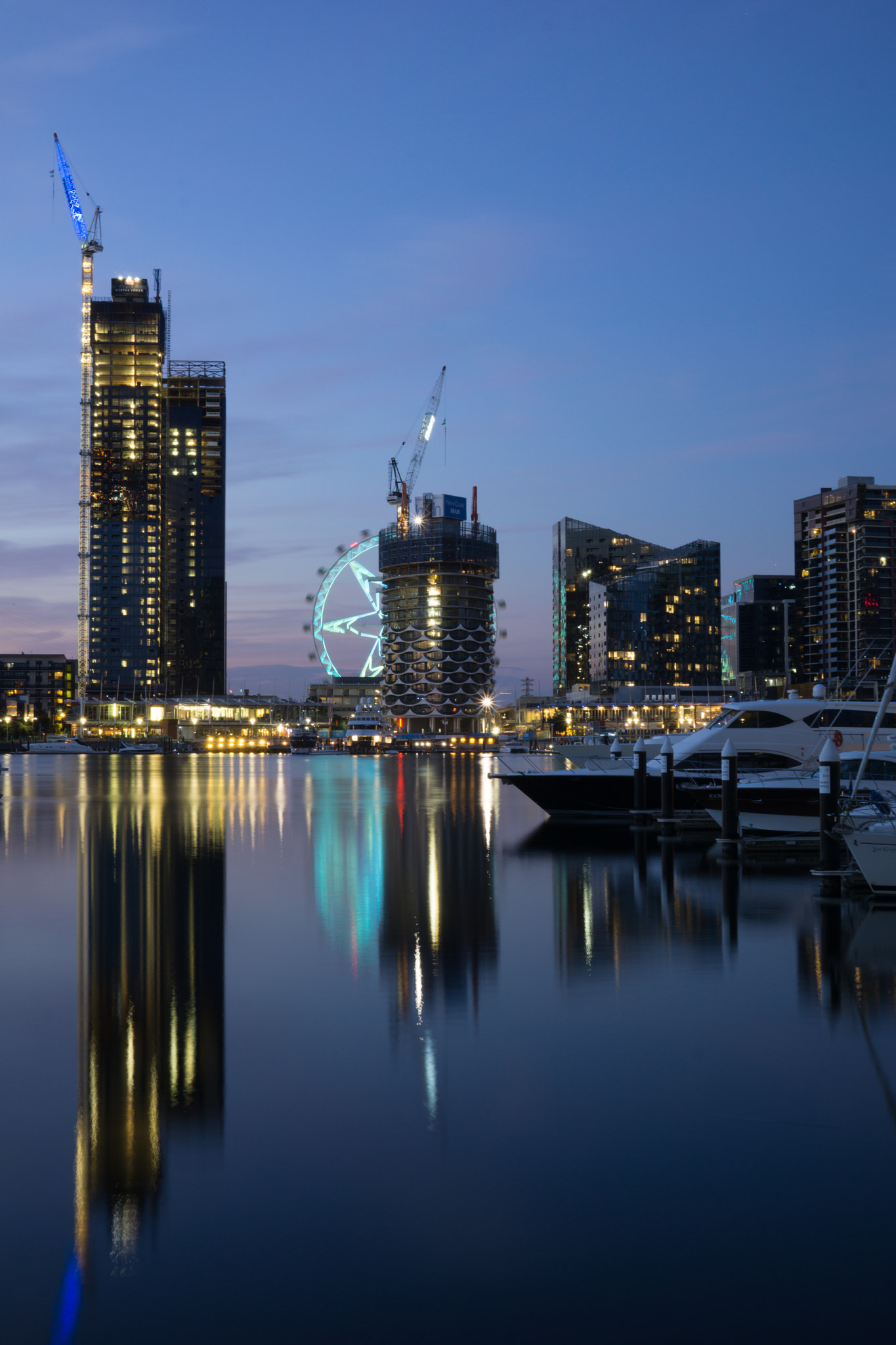 Sony a6000 + Sigma 30mm F2.8 EX DN sample photo. View from docklands, melbourne photography