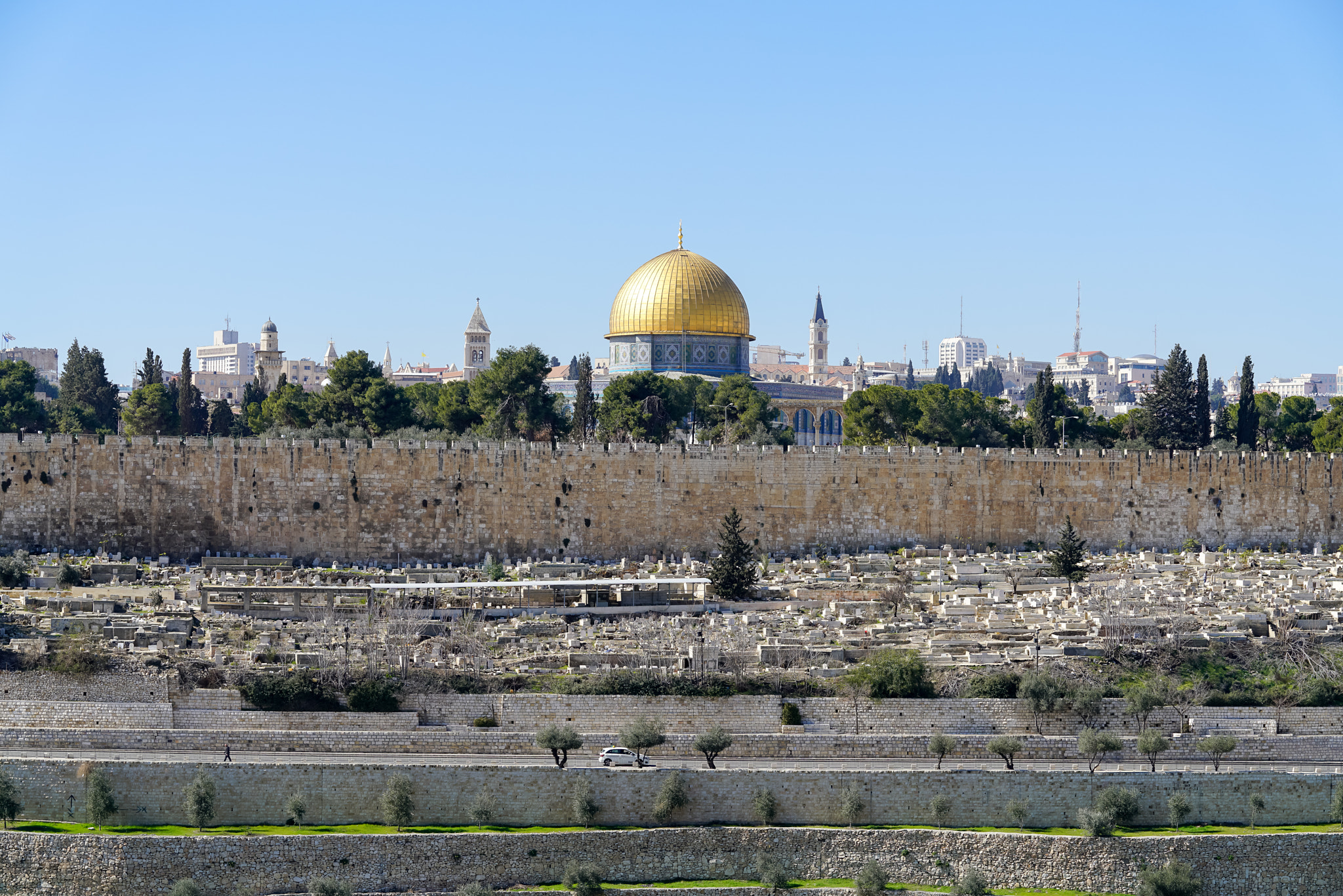 Sony FE 85mm F1.4 GM sample photo. Dome of the rock, jerusalem, israel photography